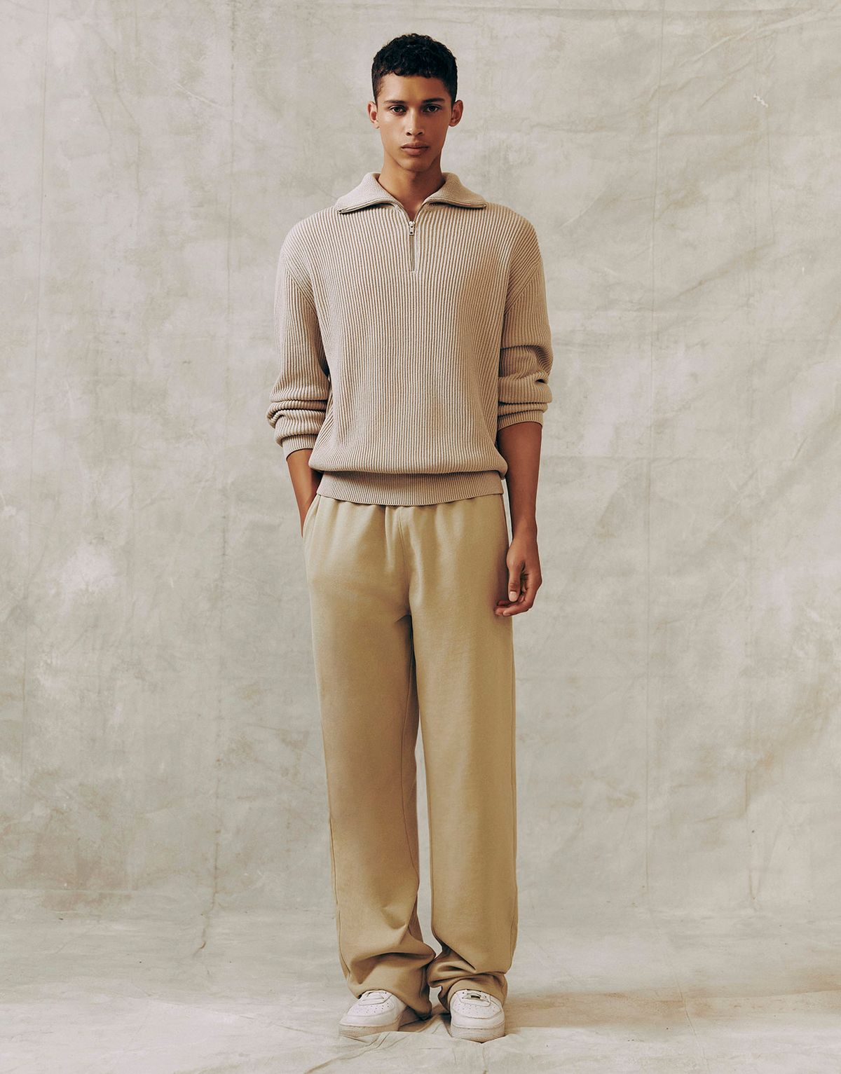 지오다노(GIORDANO) 하프집업 니트 스웨터(7GG) 054924 [3color]