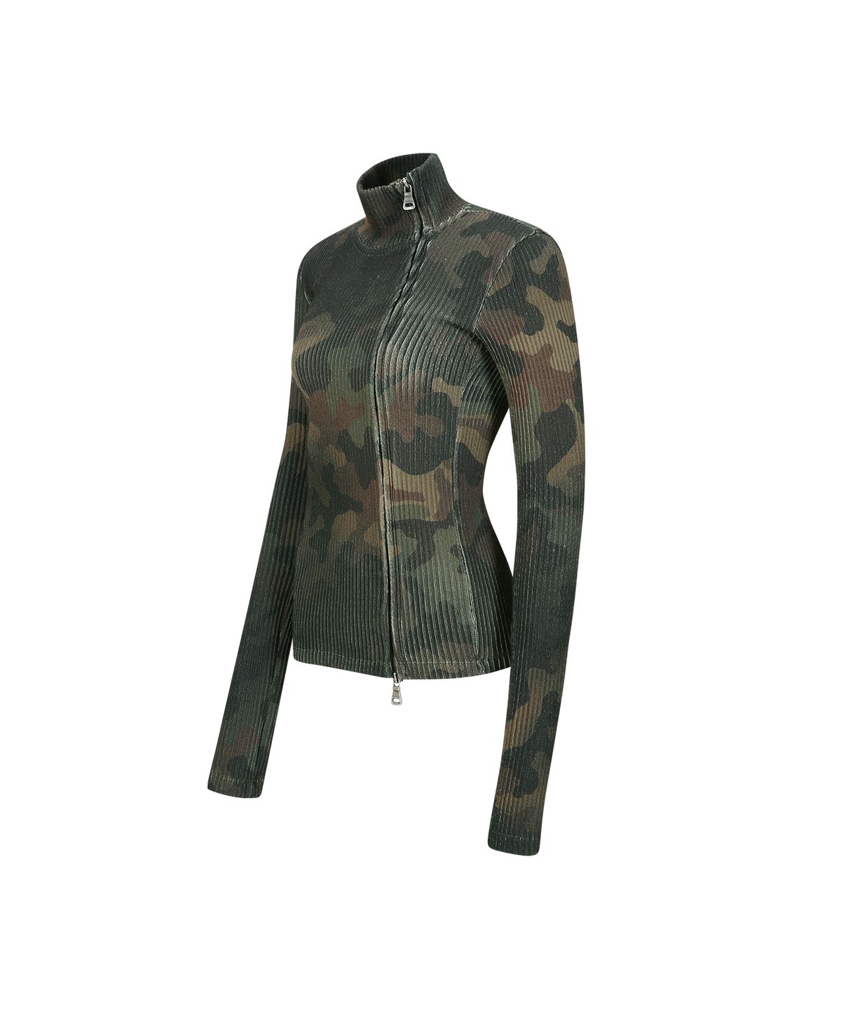 앤더슨벨(ADSB ANDERSSON BELL) 카모플라쥬 프린티드 니트 탑 atb1188w(KHAKI)
