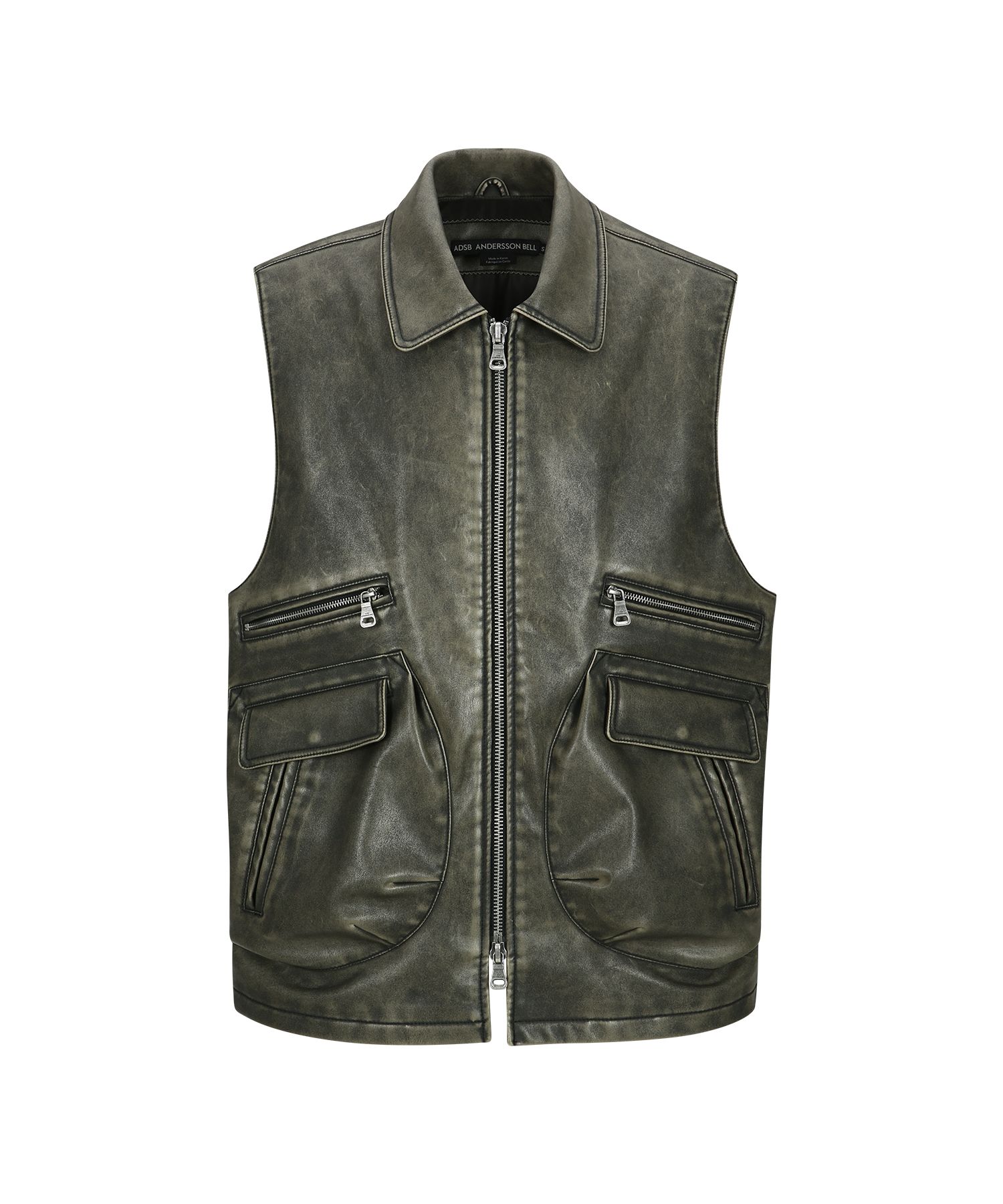アウターその他 ANDERSSON BELL Unisex Etna for leather vest awa651uKHAKI A24 MUSINSA | ANDERSSON BELL Unisex Etna For Leather Vest