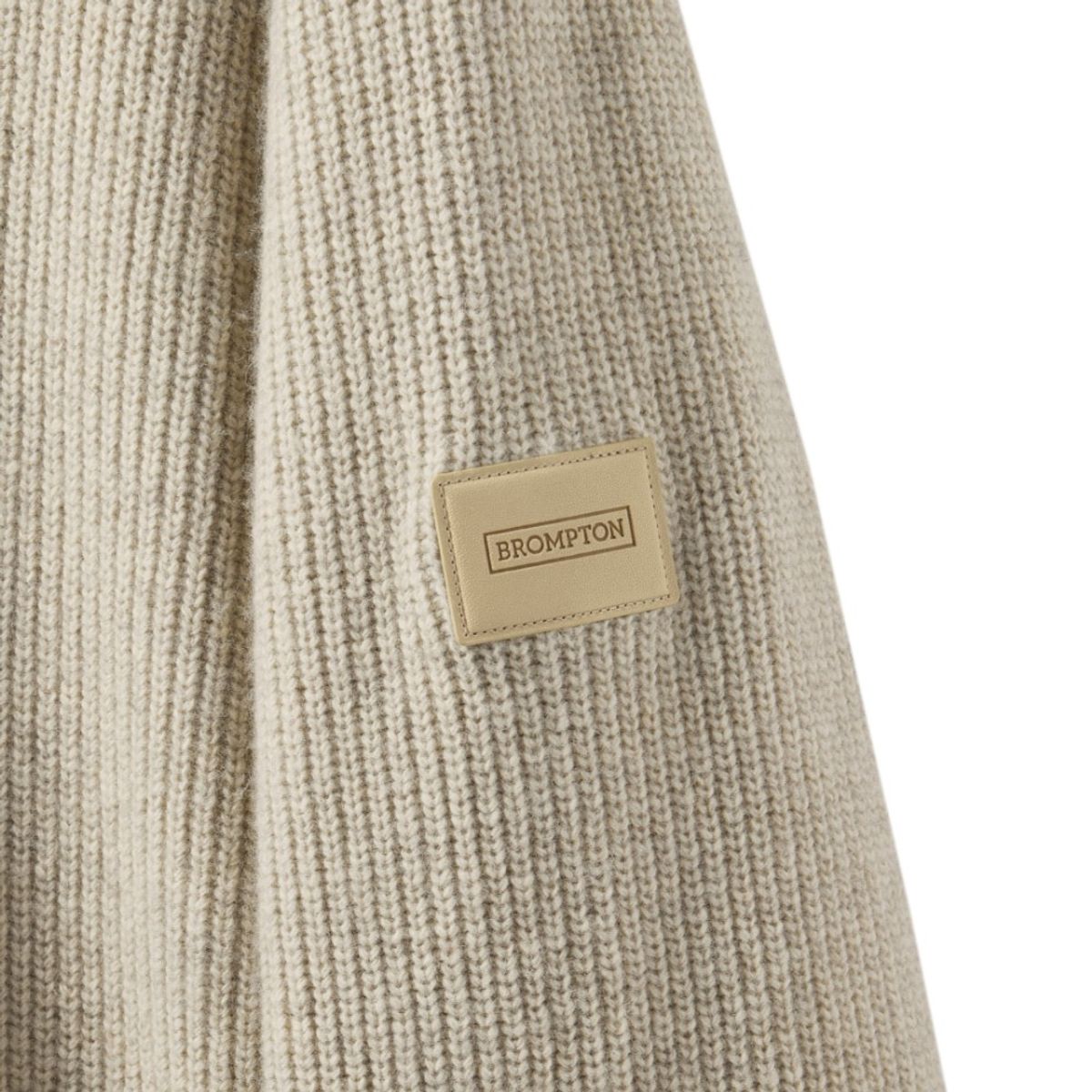 브롬톤 런던(BROMPTON LONDON) HOOD DETACHABLE HYBRID CARDIGAN  - L/BEIGE (P244UCD403)