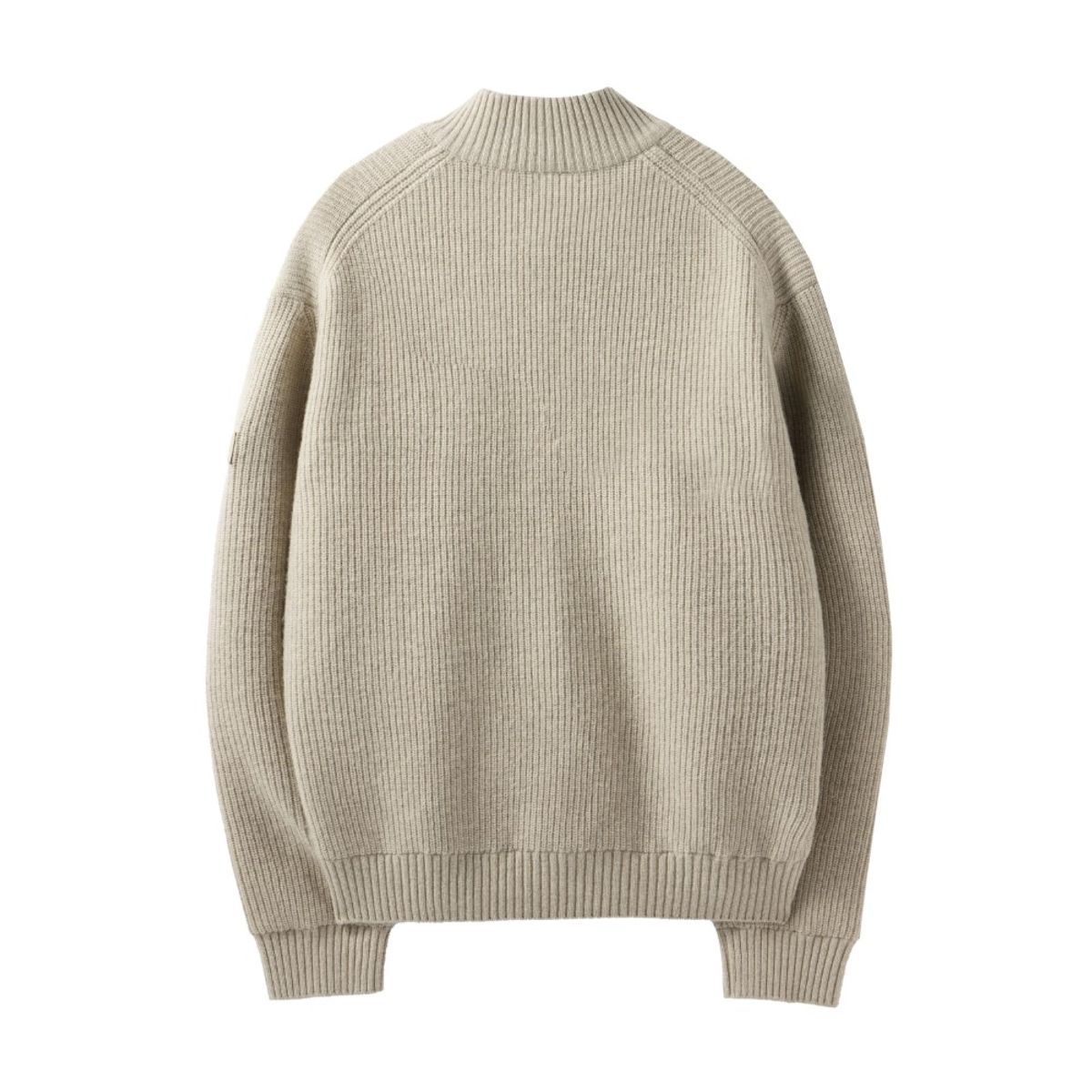 브롬톤 런던(BROMPTON LONDON) HOOD DETACHABLE HYBRID CARDIGAN  - L/BEIGE (P244UCD403)