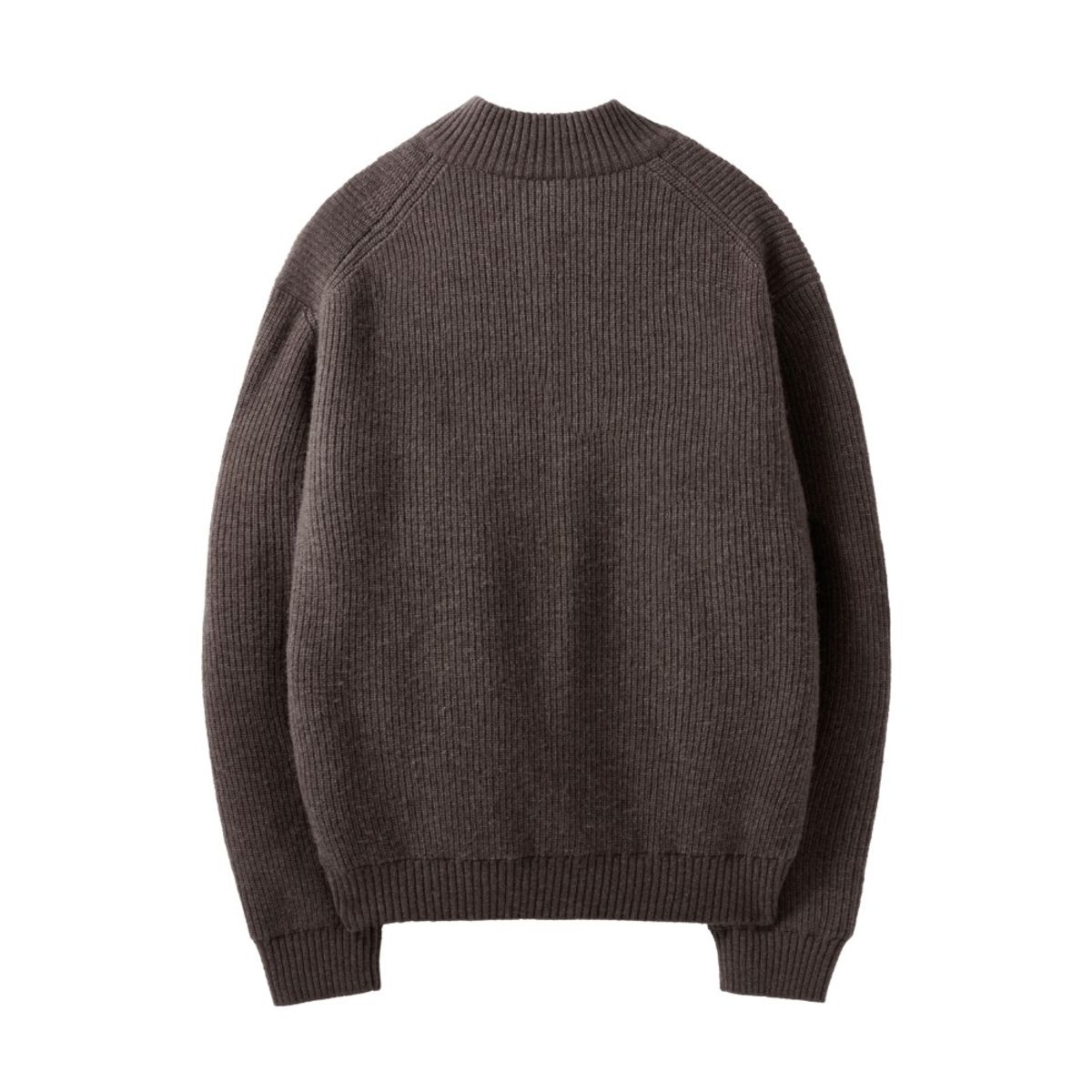 브롬톤 런던(BROMPTON LONDON) HOOD DETACHABLE HYBRID CARDIGAN  - BROWN (P244UCD403)