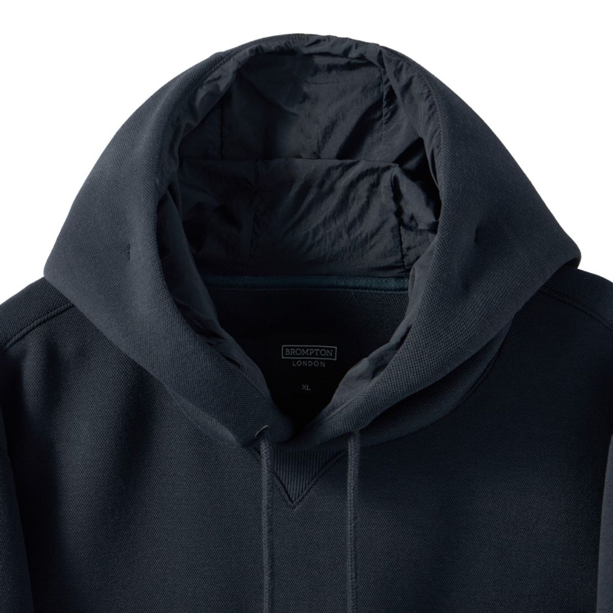 브롬톤 런던(BROMPTON LONDON) CITY SWEAT HOOD T-SHIRT - D/NAVY (P244MHD202)
