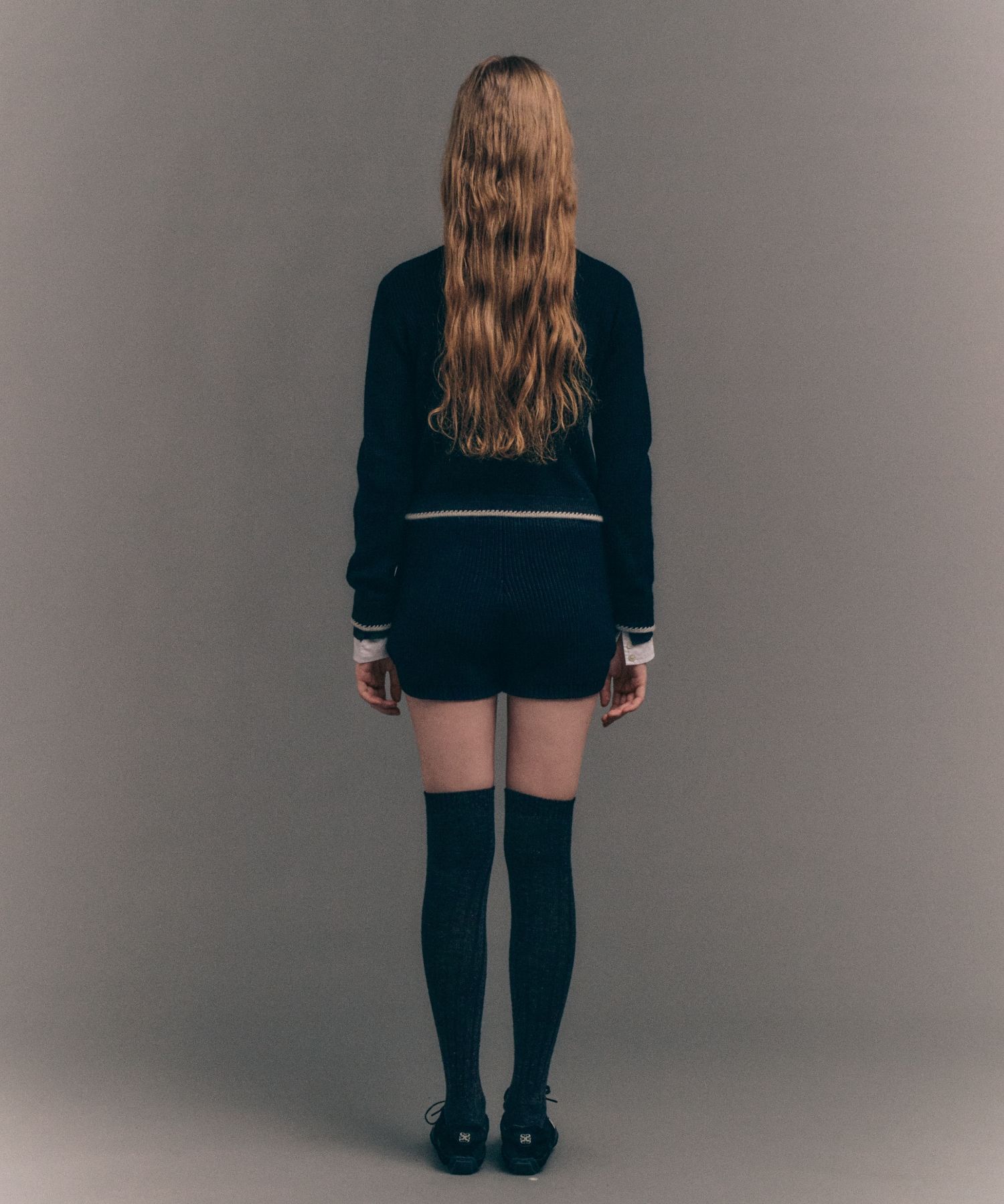 MUSINSA | SATUR (W) Bluff Raccoon Collar Knit Cardigan Black