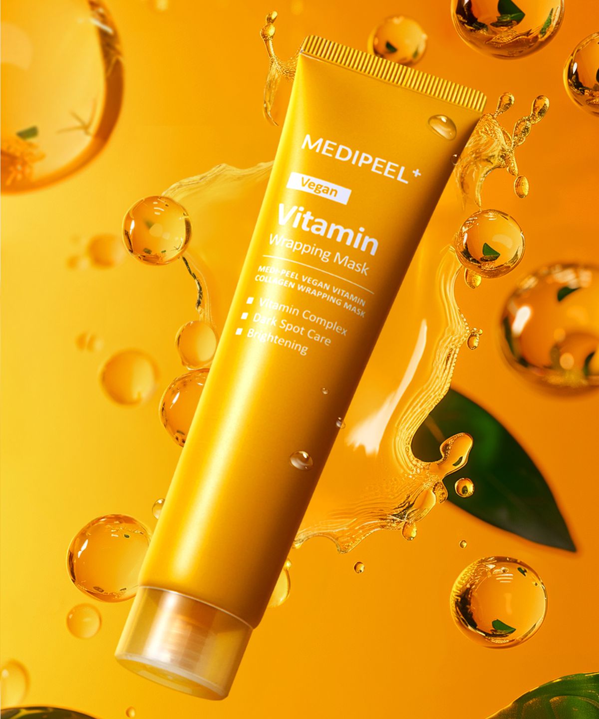 메디필(MEDIPEEL) 비건 비타민 콜라겐 랩핑 마스크 70ml / 기미 광채 브라이트닝 팩