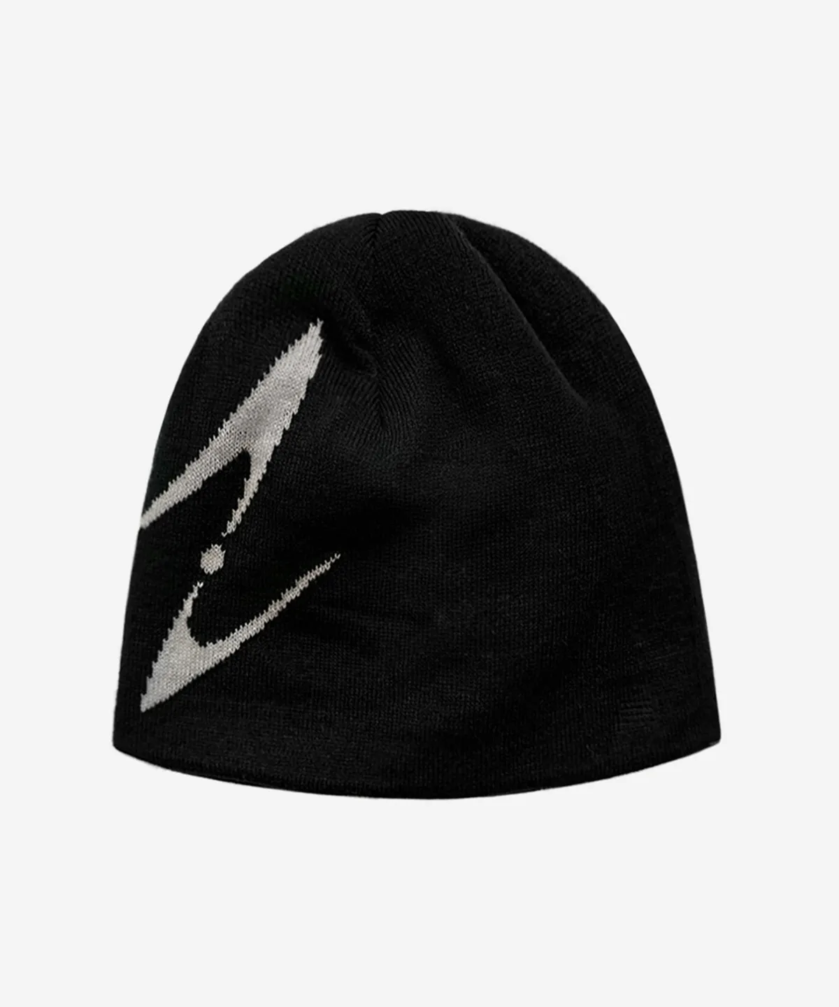 비엘알(BLR) BLR Curved Logo Beanie Black