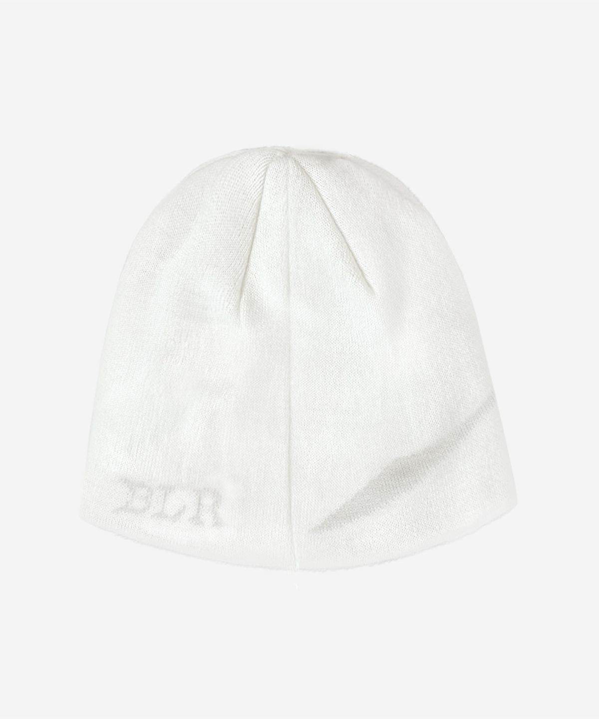 비엘알(BLR) BLR Curved Logo Beanie  Ivory
