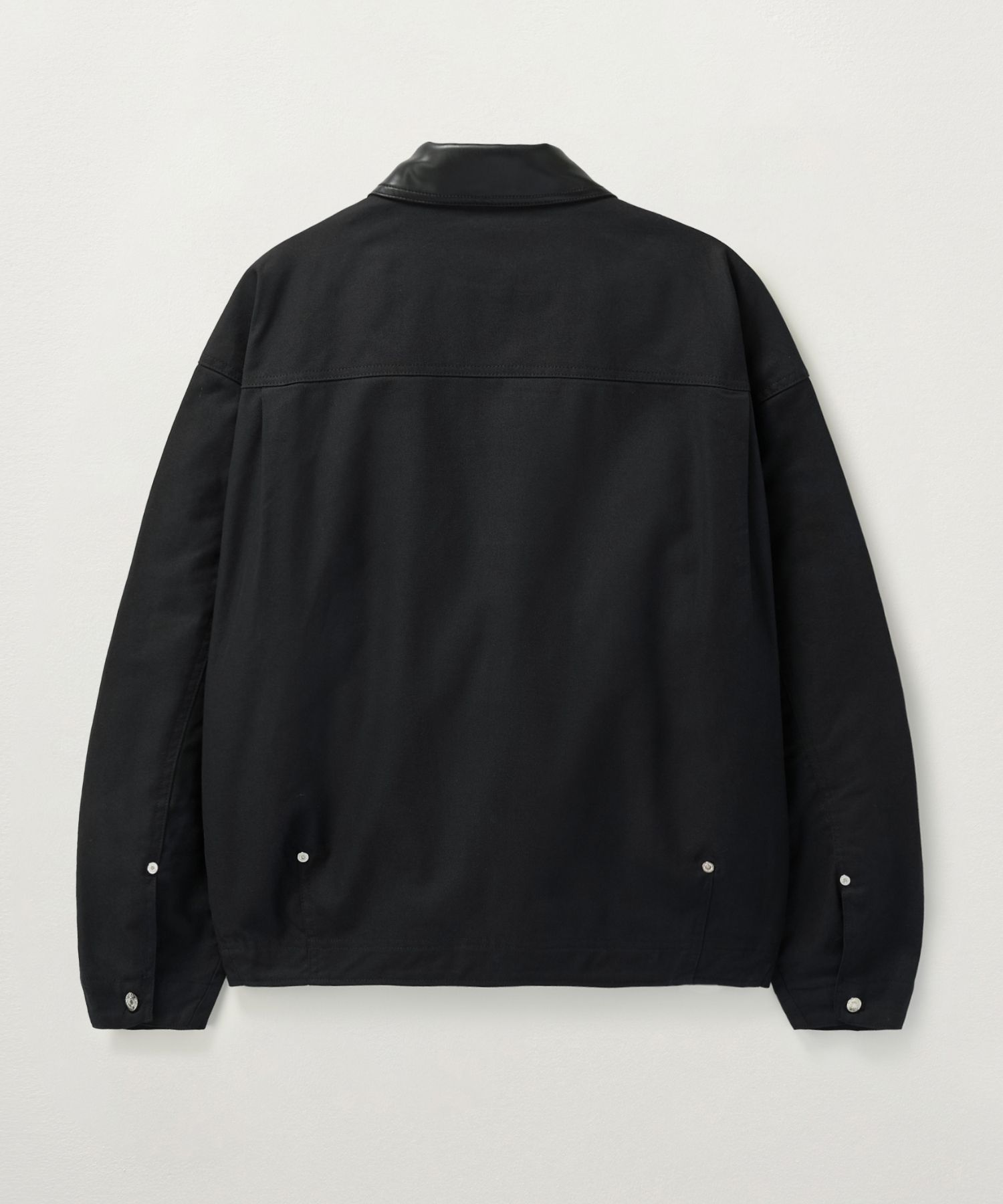 ◆SATUR◆ W Cropped Cotton Work Jacket Black SA243WJK05BK MUSINSA | SATUR Cotton Work Jacket Black