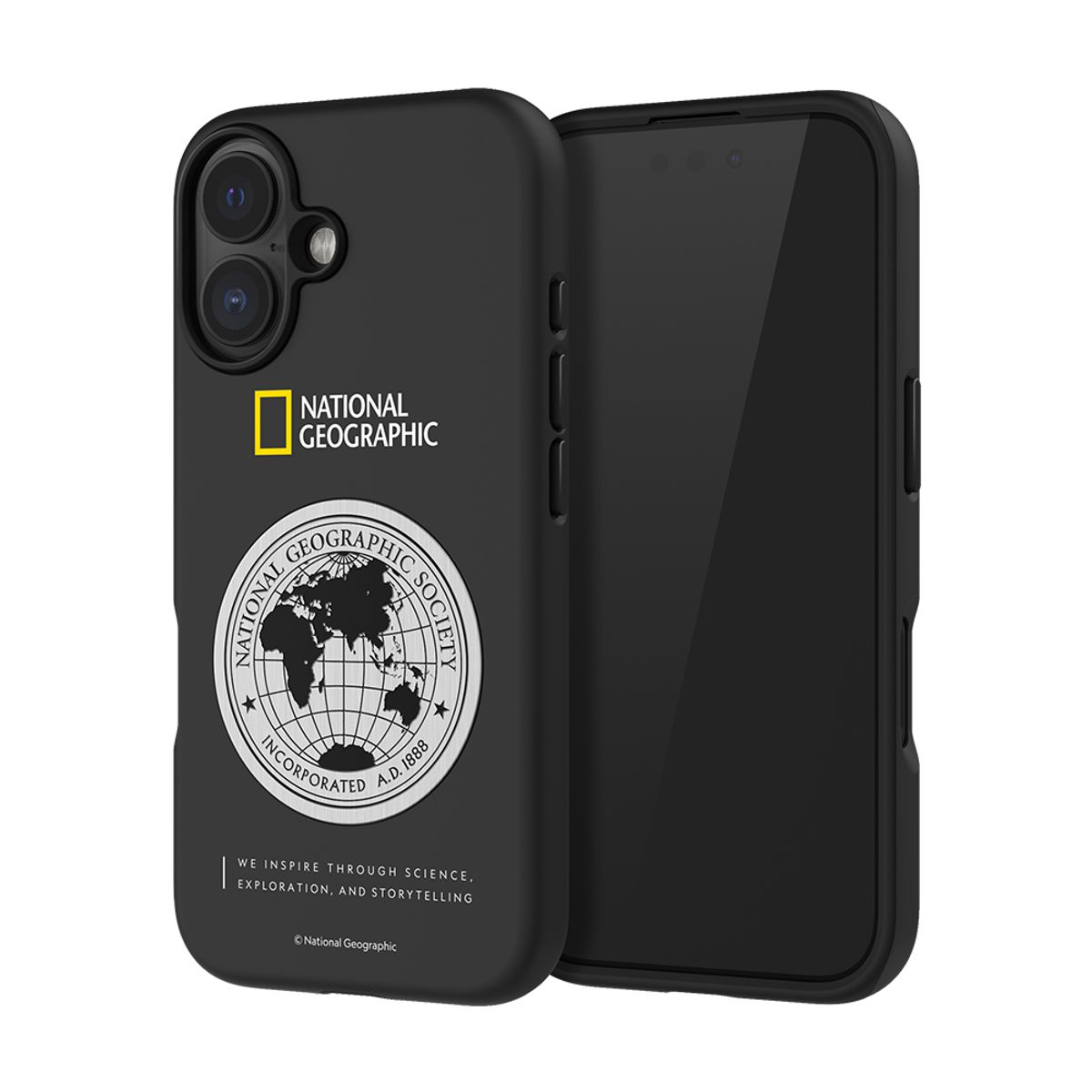 내셔널지오그래픽 모바일(NATIONAL GEOGRAPHIC MOBILE) 아이폰16 프로 프로맥스 플러스 메탈데코 하드쉘 케이스