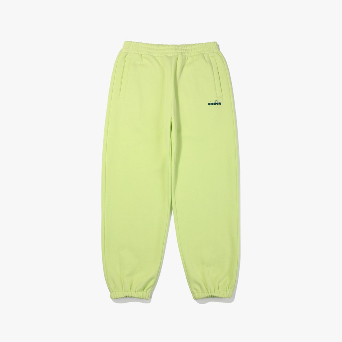 디아도라(diadora) 컴피 기모 스웻팬츠 LIME
