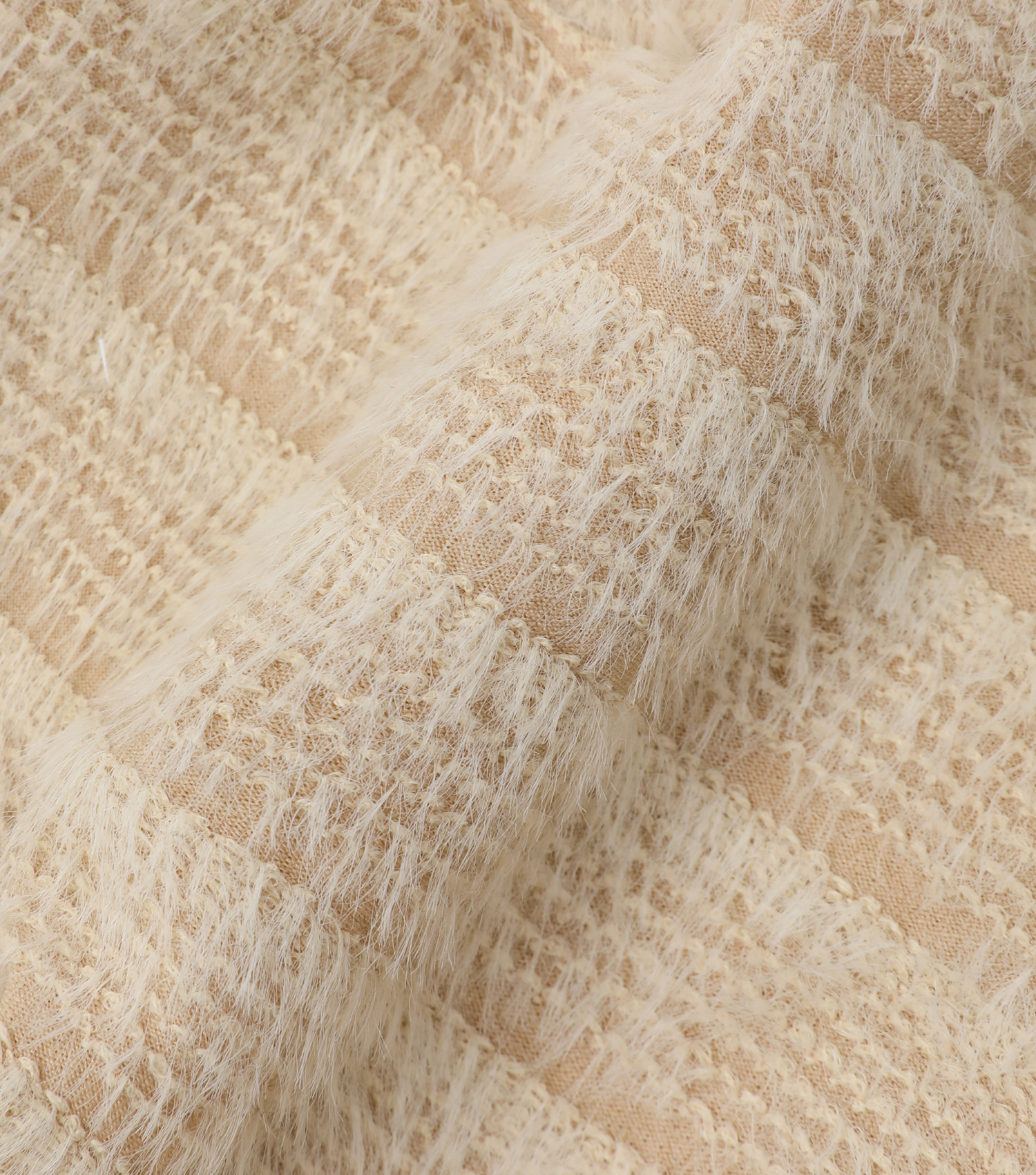 MUSINSA | BAUF Star Rivet Fluffy Beanie [Beige]