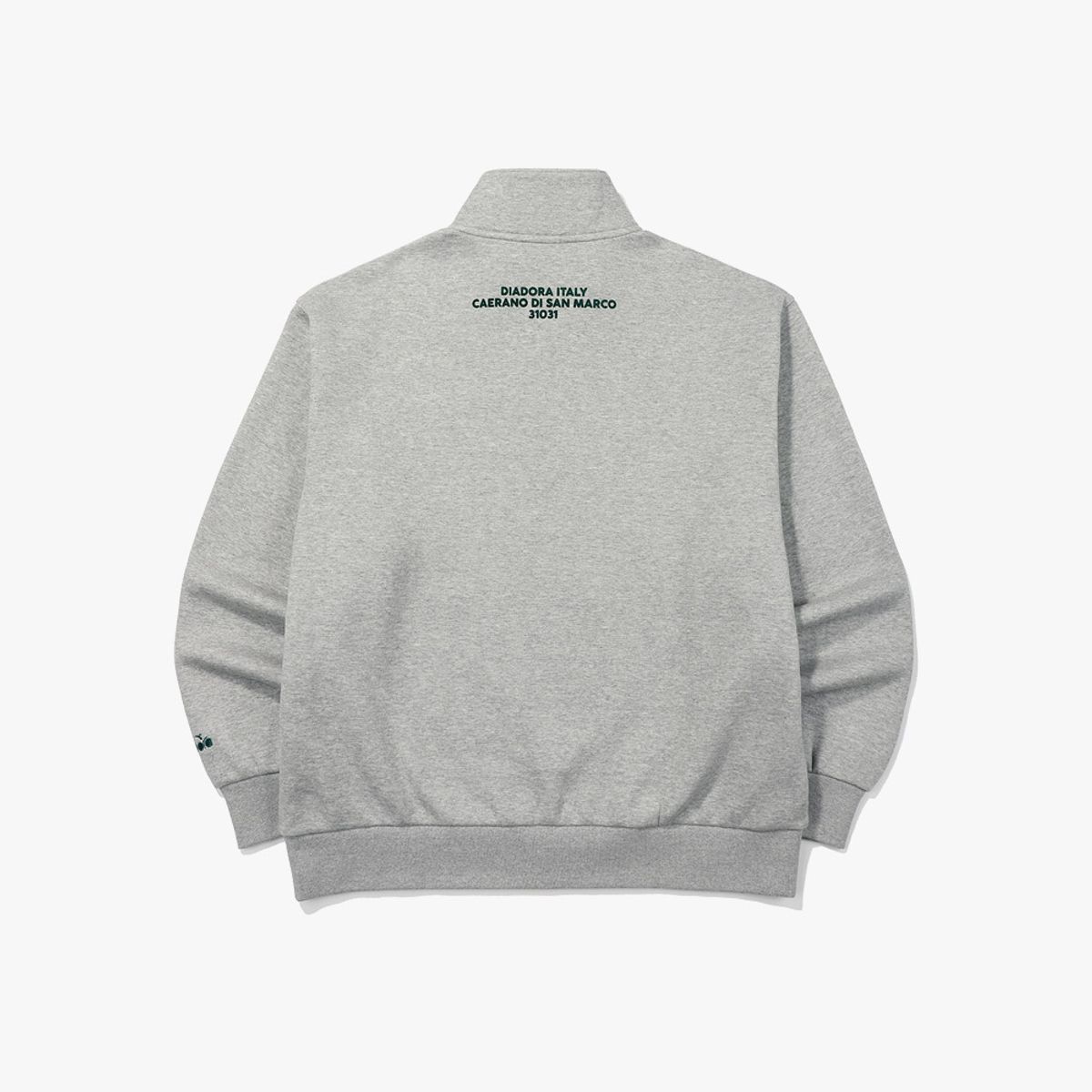 디아도라(diadora) 컴피 기모 하프집업 맨투맨 GREY