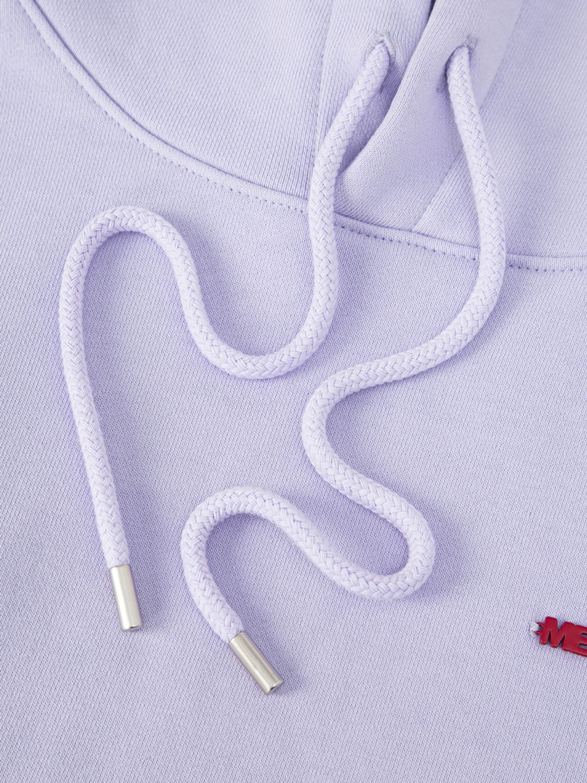 민더리(MEENDERI) [UNISEX] BARTACK STITCH HOODIE - LAVENDER