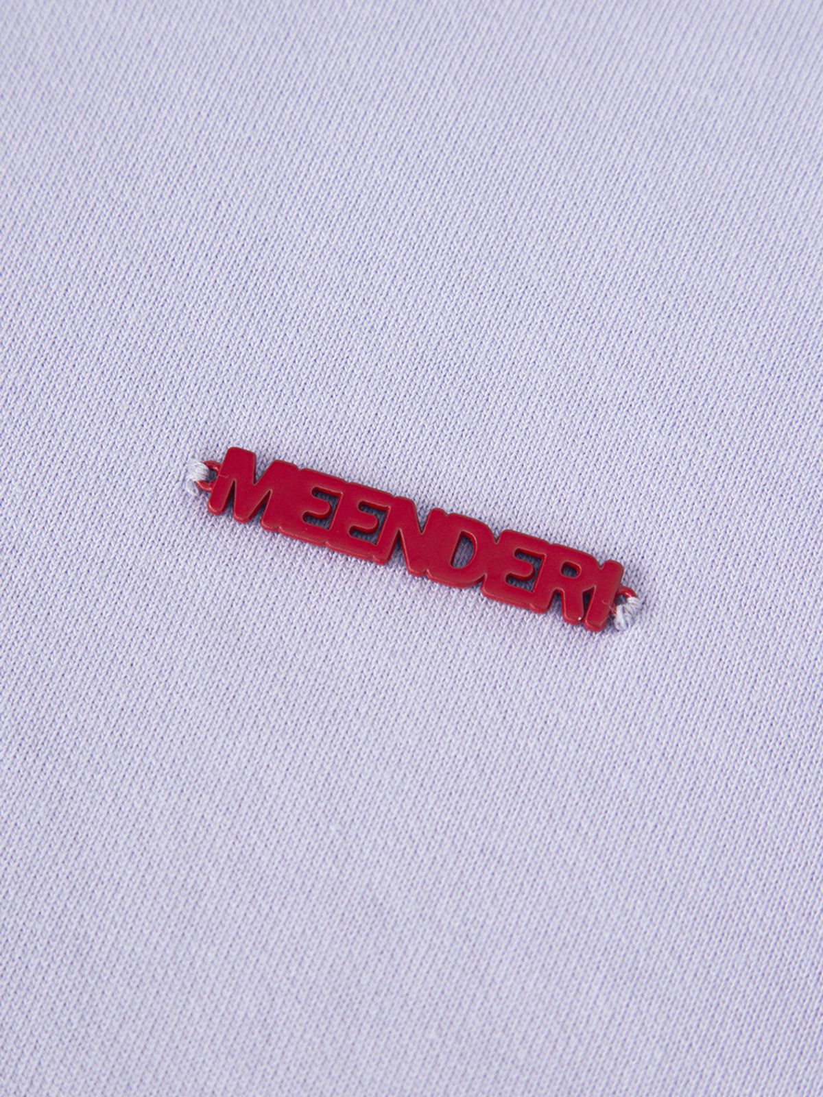 민더리(MEENDERI) [UNISEX] BARTACK STITCH HOODIE - LAVENDER