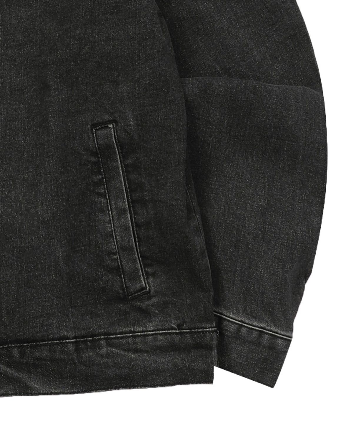 무센트(MUCENT) 에펠 커팅 데님 바이커 자켓 (남녀공용)