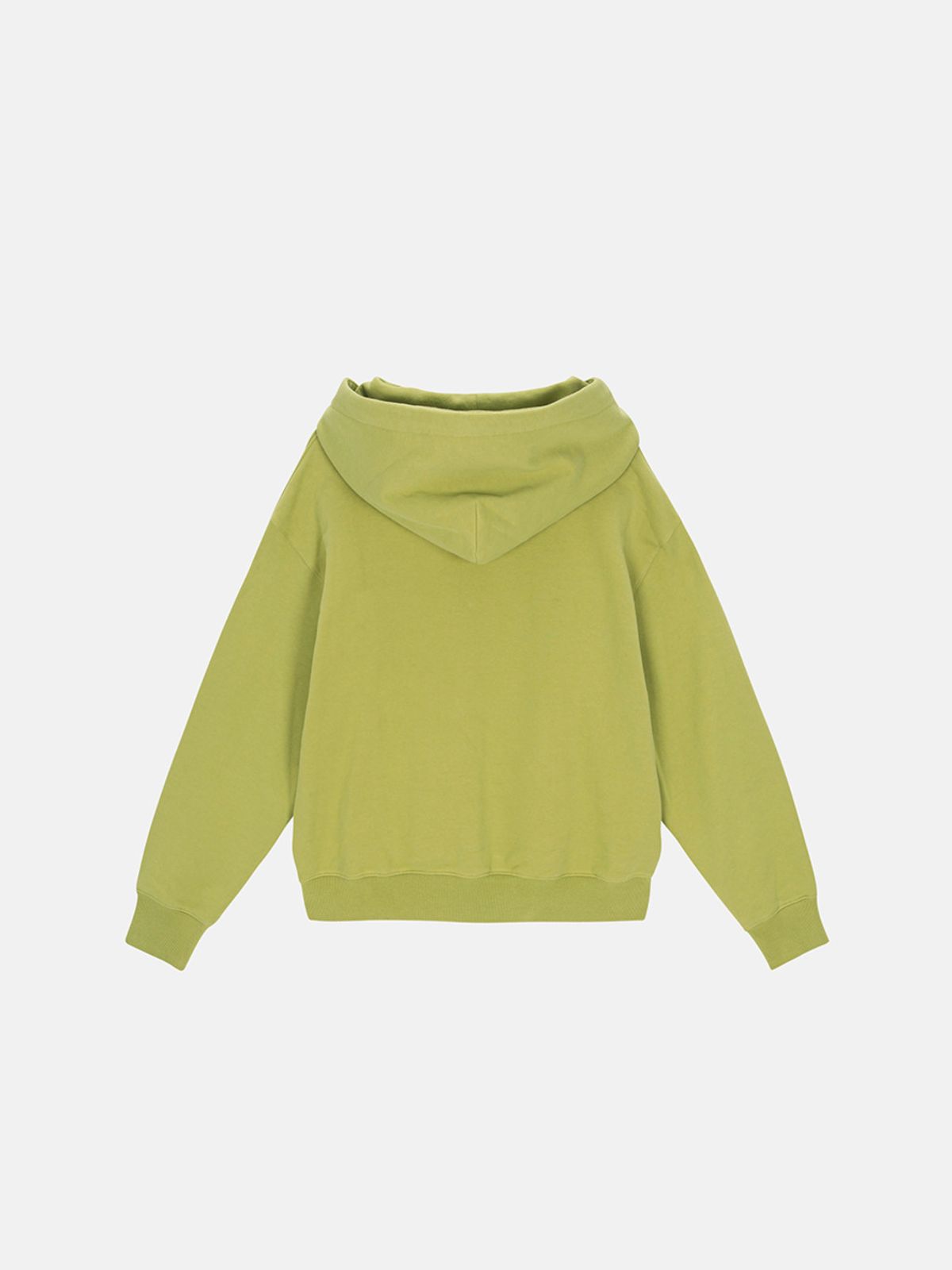 민더리(MEENDERI) [UNISEX] BARTACK STITCH HOODIE - OLIVE