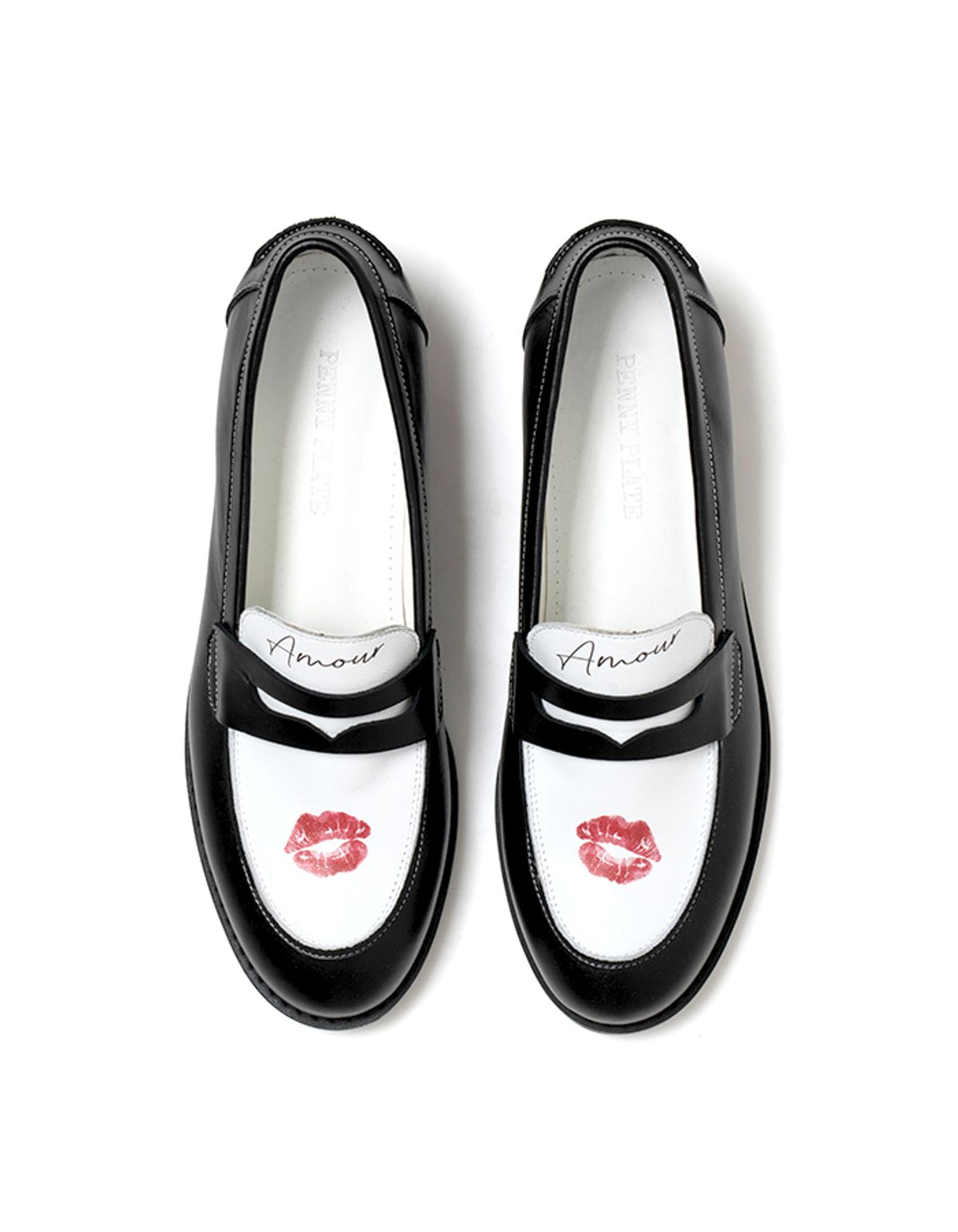 페니플레이트(PENNYPLATE) 여성 키스 로퍼 로우