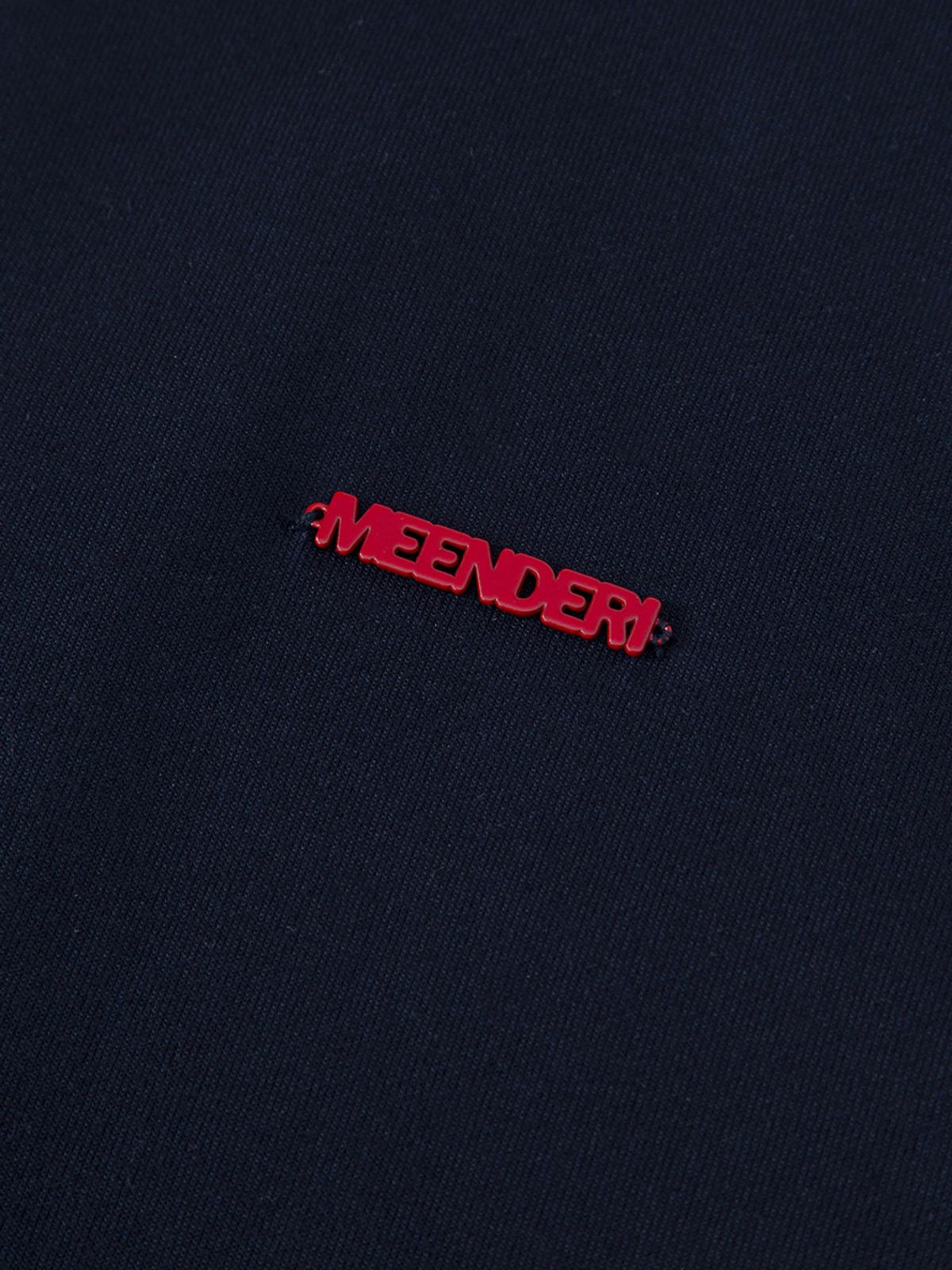 민더리(MEENDERI) [UNISEX] STITCH POCKET ZIP UP HOODIE - NAVY