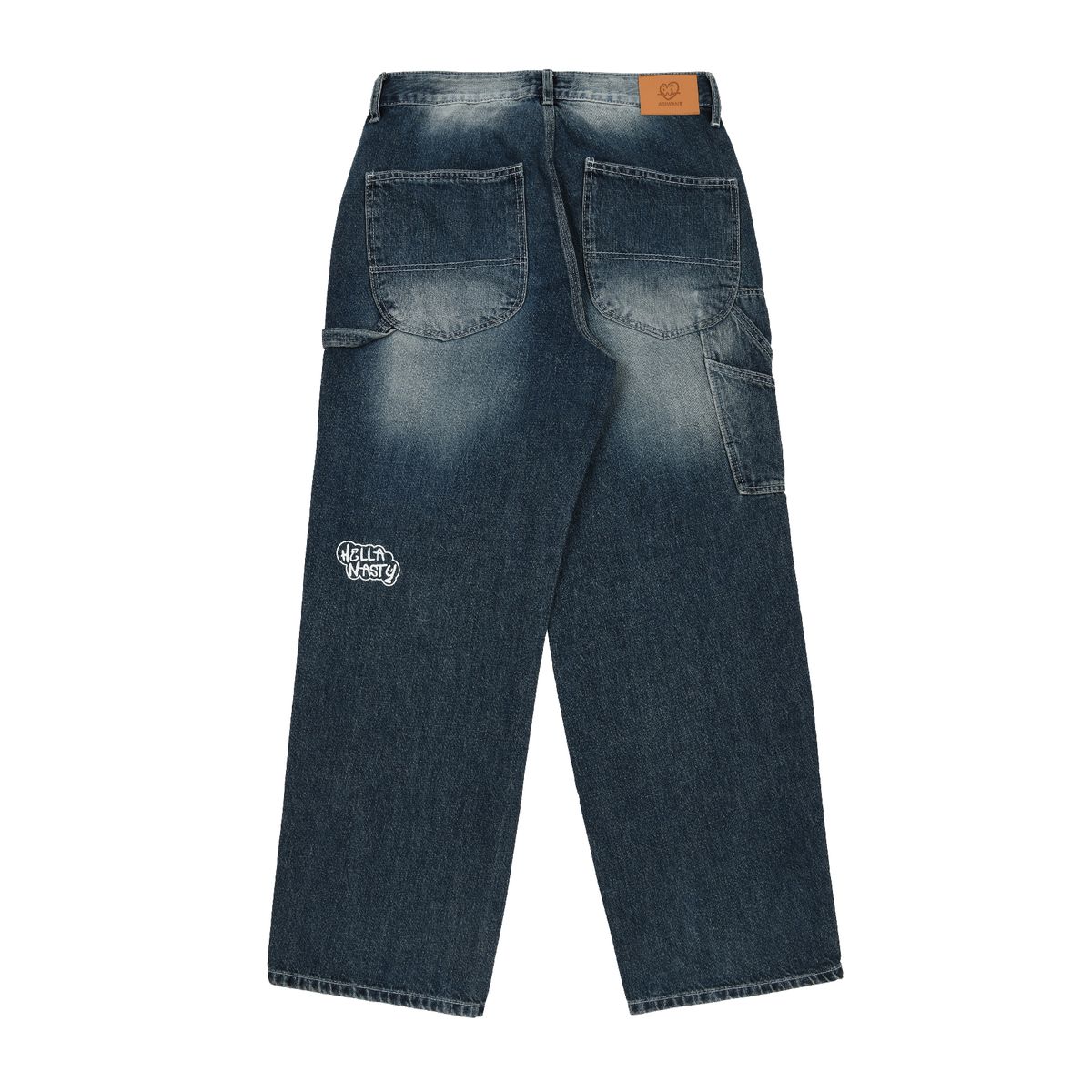 에즈아이원(ASIWANT) HELLA NASTY WIDE PANTS DENIM