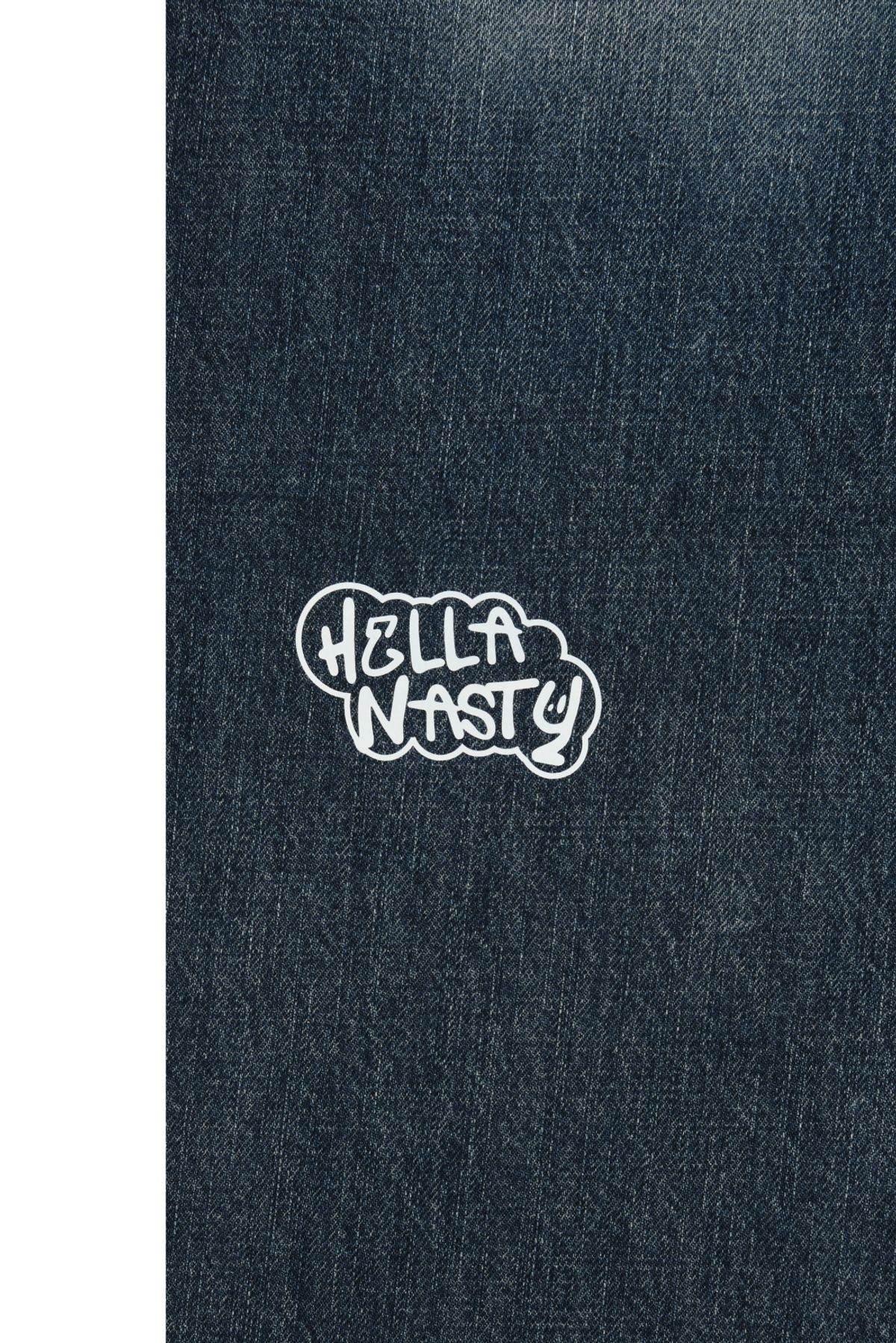 에즈아이원(ASIWANT) HELLA NASTY WIDE PANTS DENIM