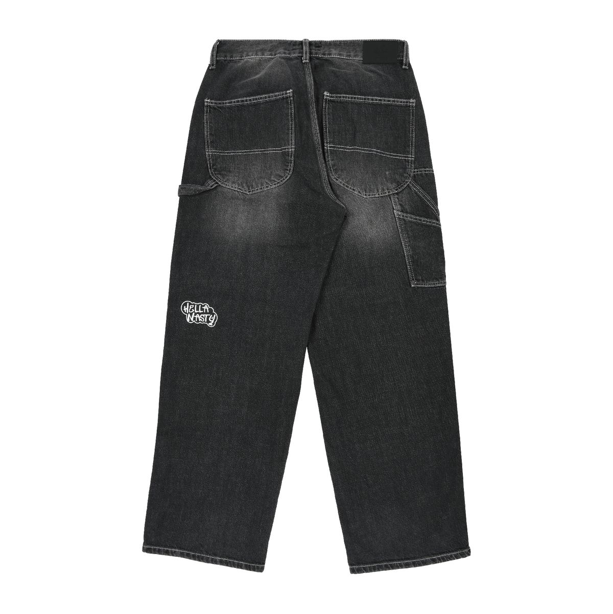 에즈아이원(ASIWANT) HELLA NASTY WIDE PANTS BLACK