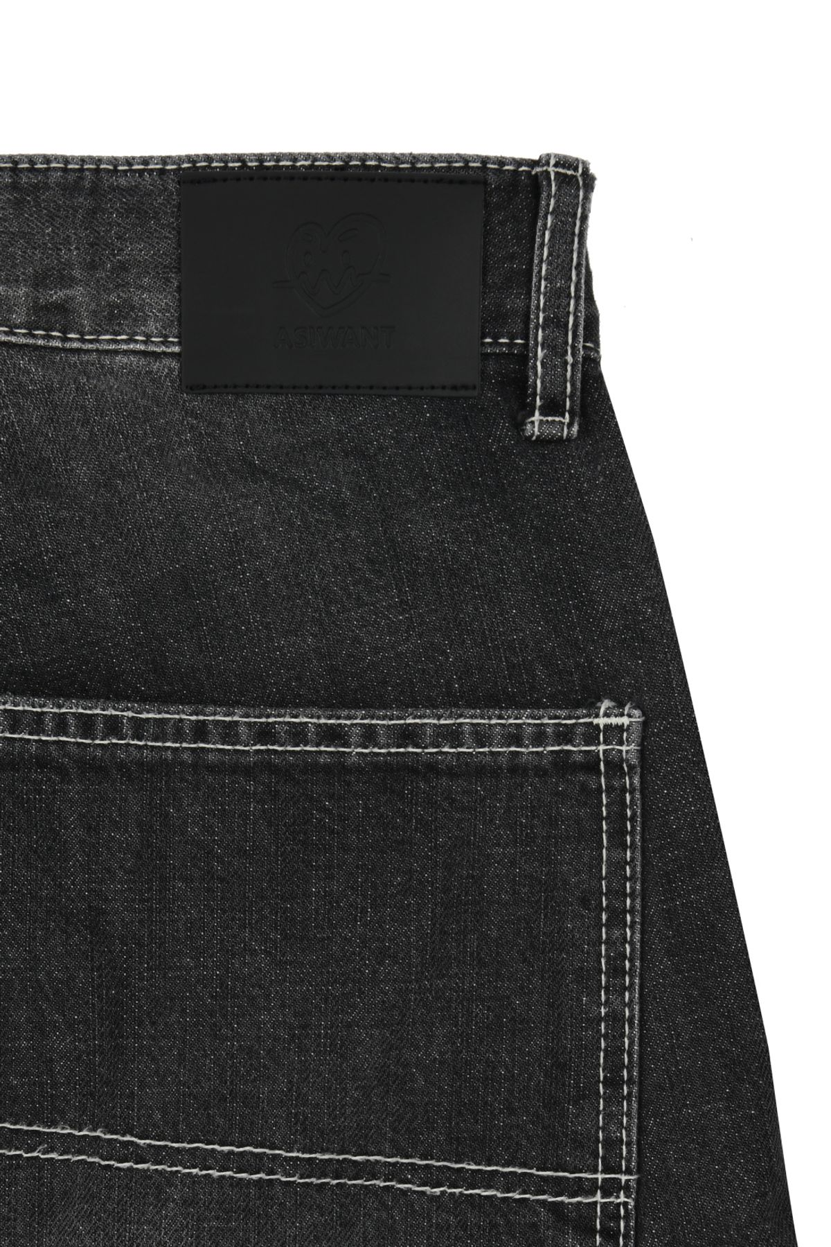에즈아이원(ASIWANT) HELLA NASTY WIDE PANTS BLACK