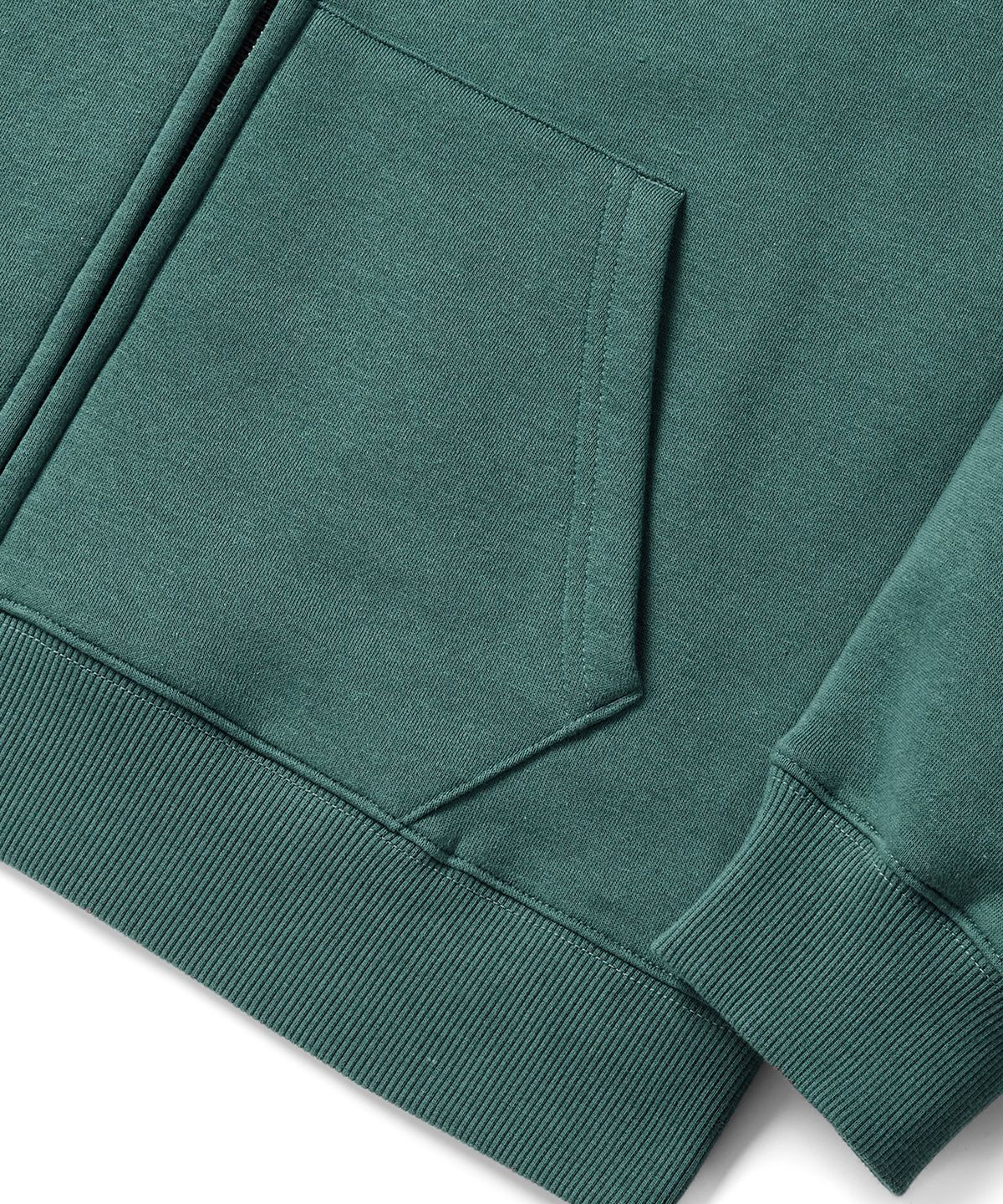 쿨트(KULTE) Palm tree zip-up D.green