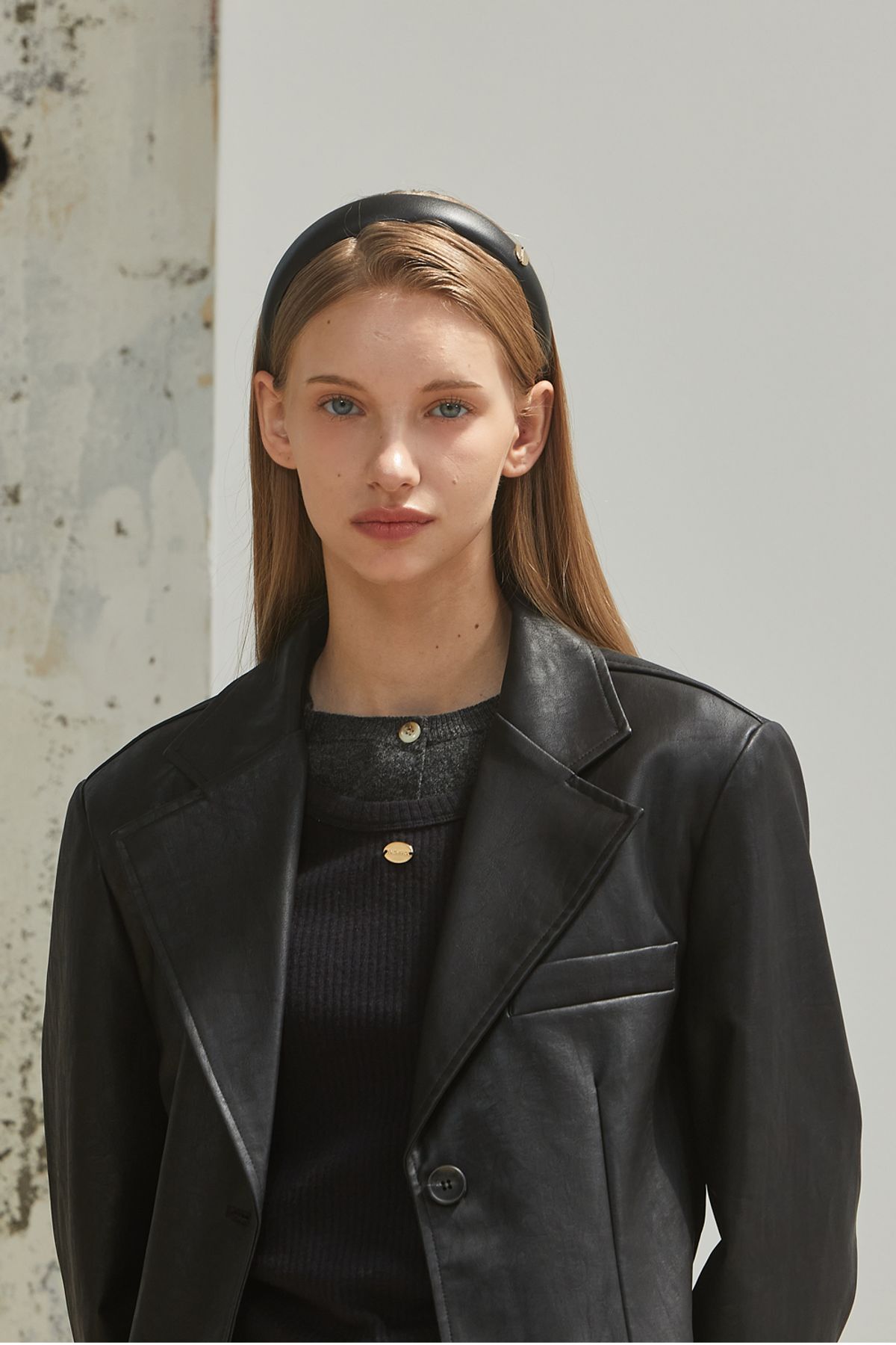 아노에틱(ANOETIC) ANC FAUX LEATHER JACKET_BLACK