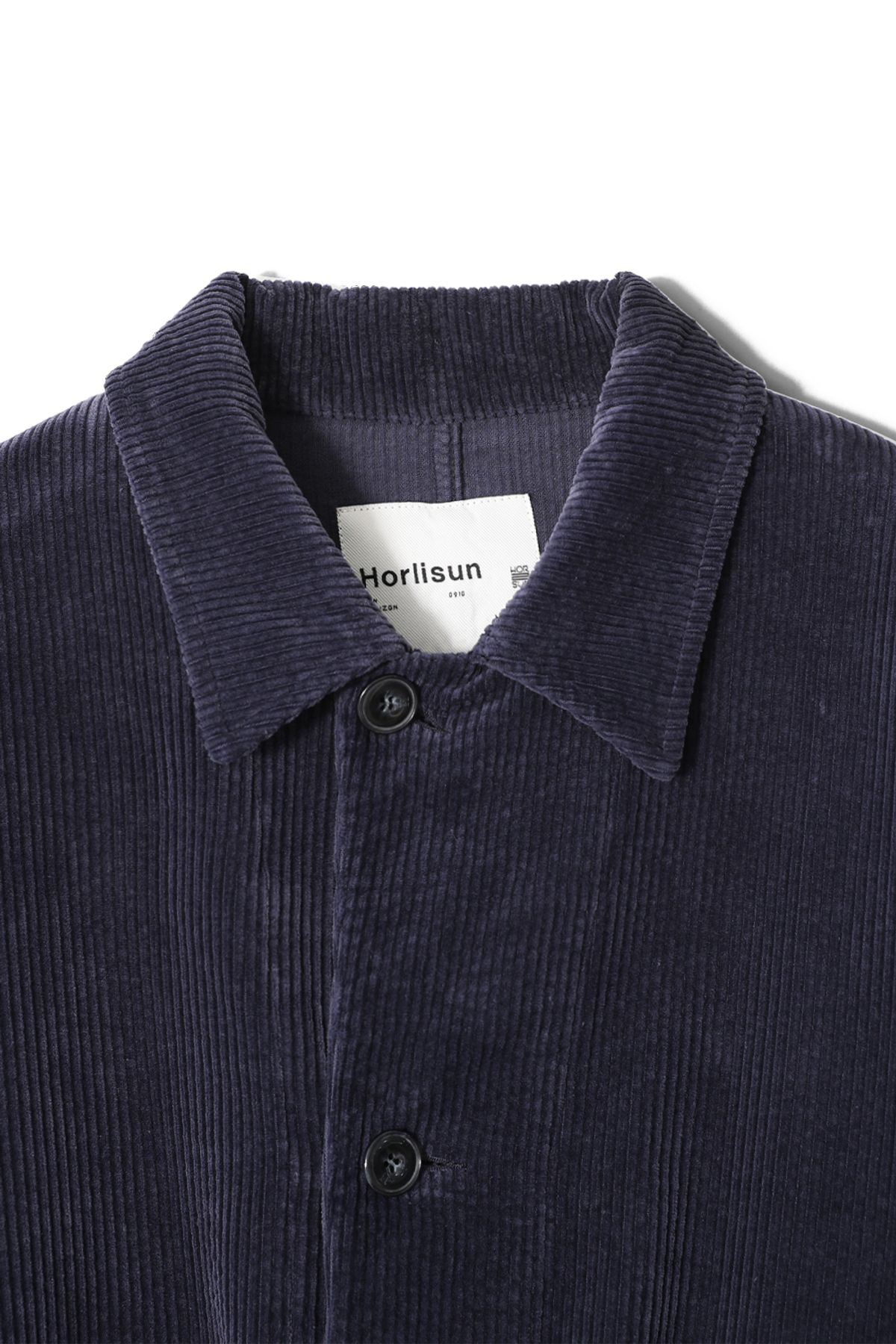 홀리선(HORLISUN) Gardener Corduroy Coverall Jacket Indigo Navy