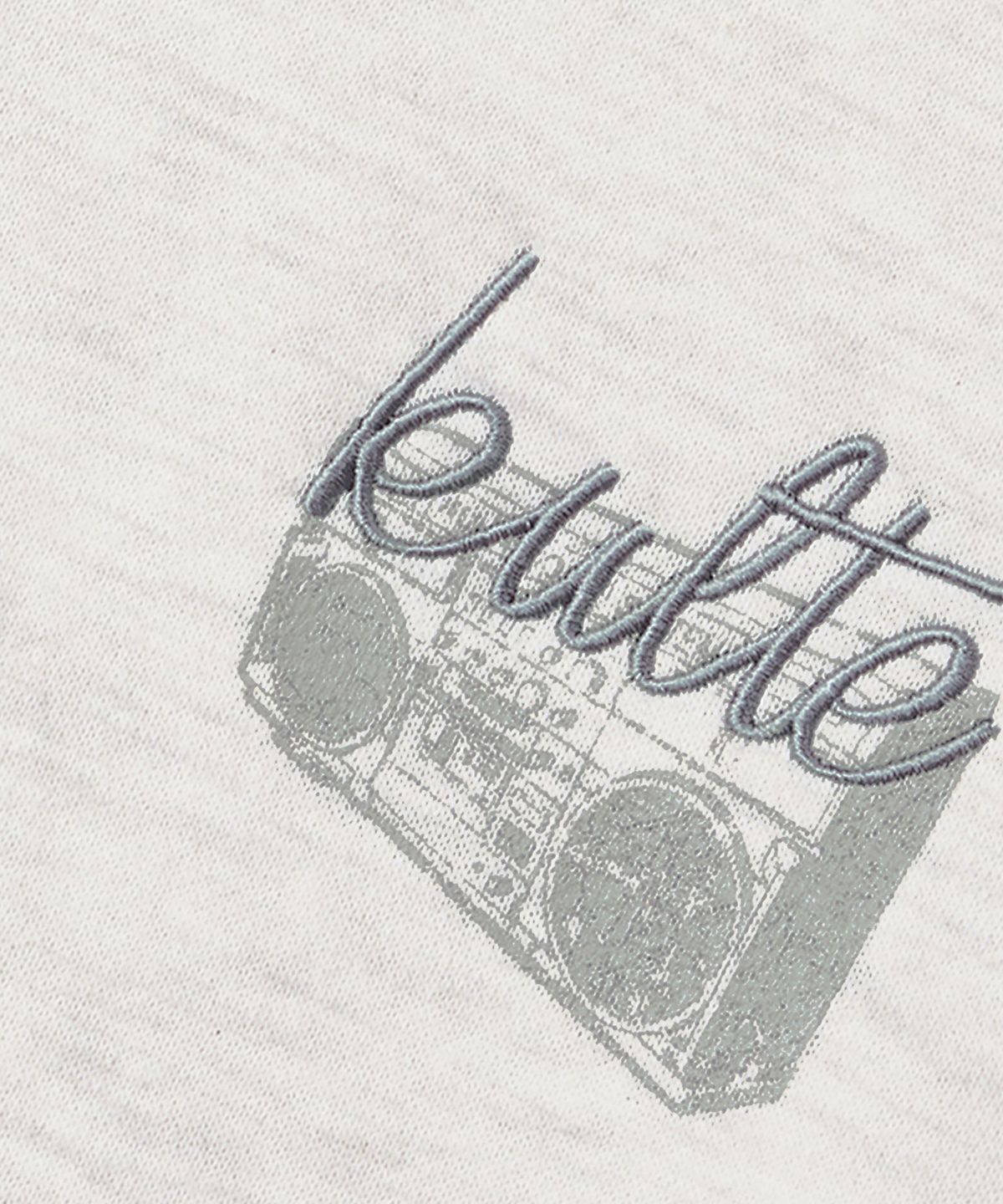 쿨트(KULTE) Retro radio hoody O.B.melange