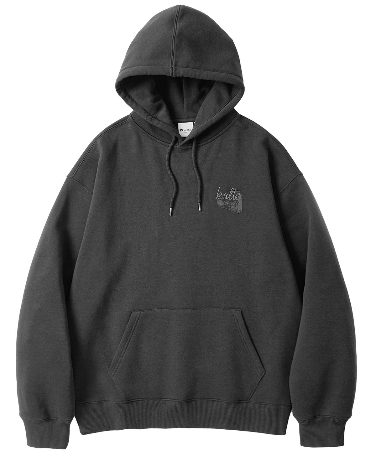 쿨트(KULTE) Retro radio hoody Grey