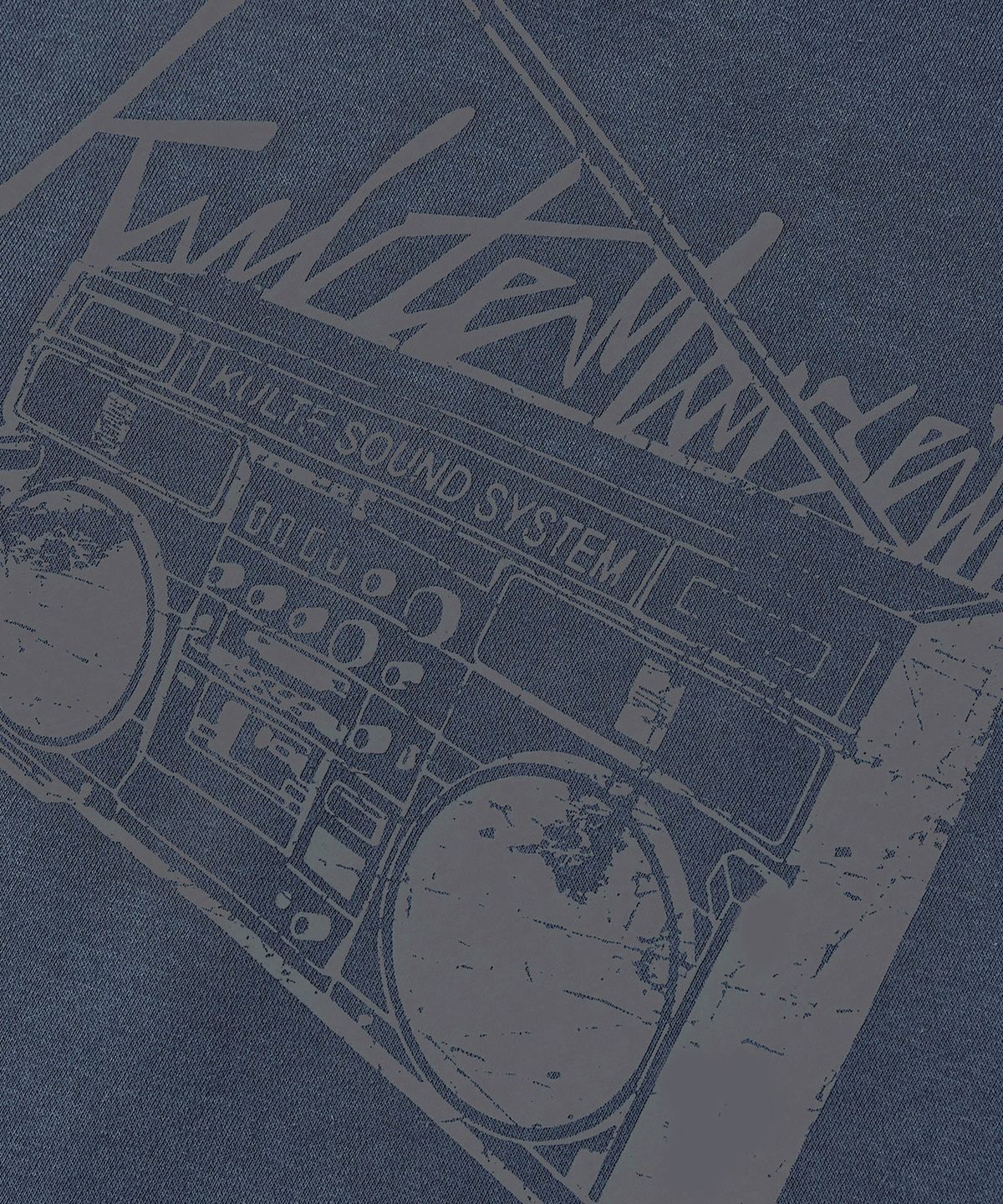 쿨트(KULTE) Retro radio hoody Blue