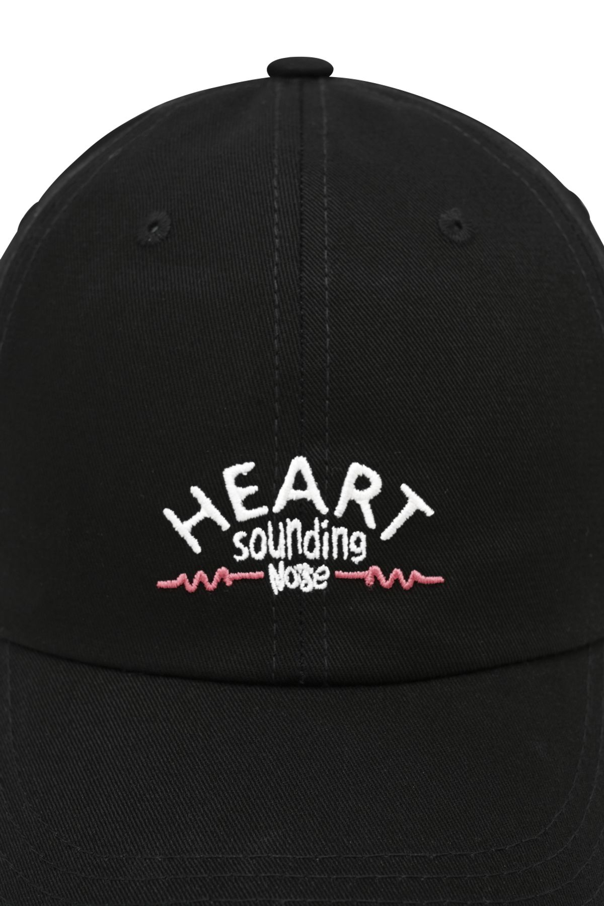 에즈아이원(ASIWANT) HEART SOUNDING NOISES BALL CAP BLACK