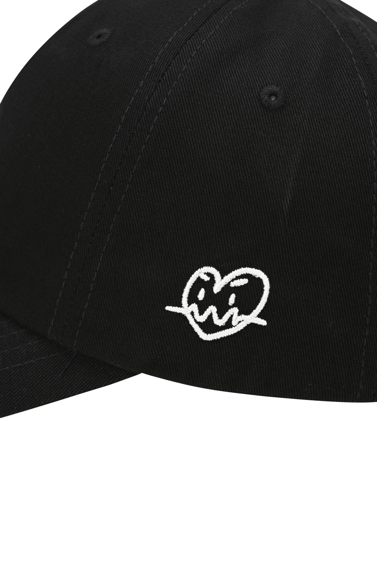 에즈아이원(ASIWANT) HEART SOUNDING NOISES BALL CAP BLACK