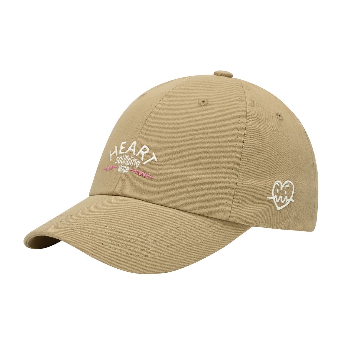에즈아이원(ASIWANT) HEART SOUNDING NOISES BALL CAP BEIGE