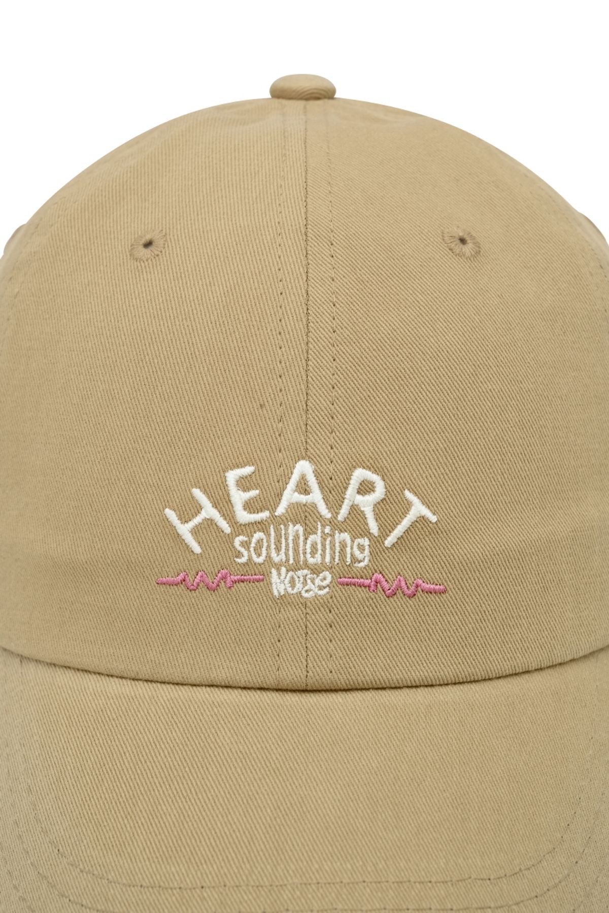 에즈아이원(ASIWANT) HEART SOUNDING NOISES BALL CAP BEIGE