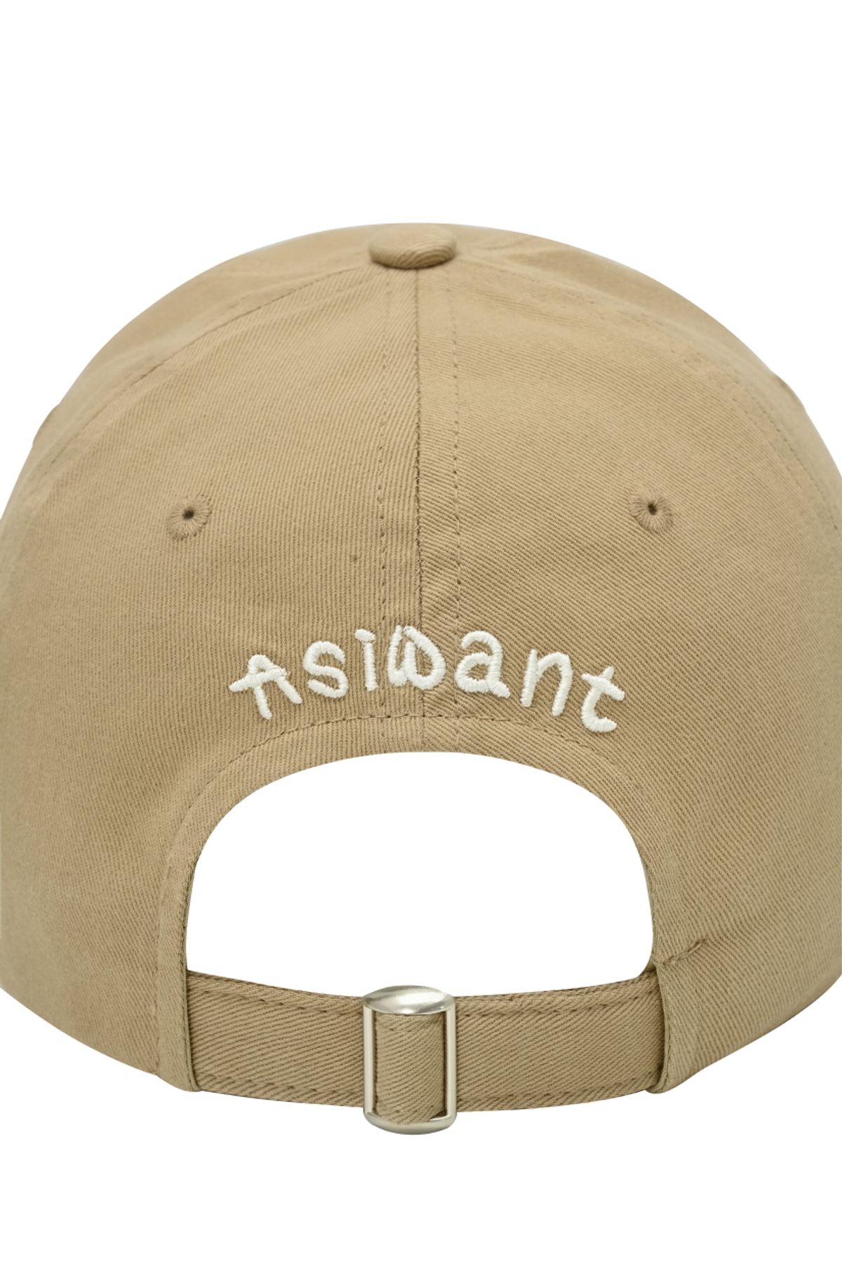 에즈아이원(ASIWANT) HEART SOUNDING NOISES BALL CAP BEIGE