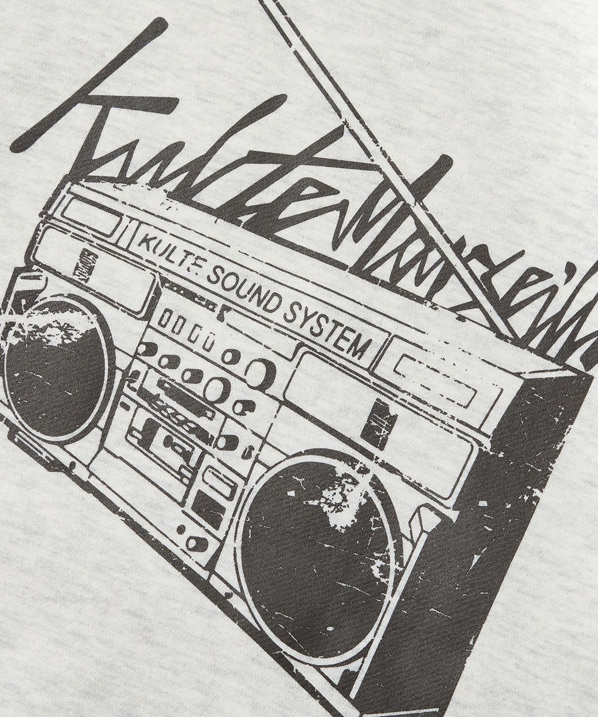 쿨트(KULTE) Retro radio crewneck O.B.melange