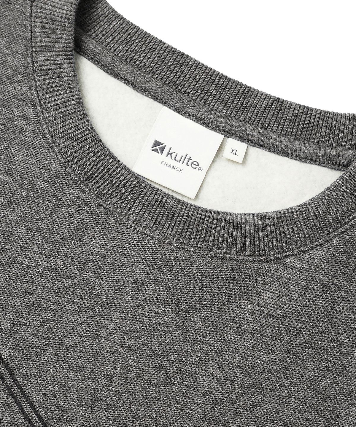 쿨트(KULTE) Retro radio crewneck C.M.grey