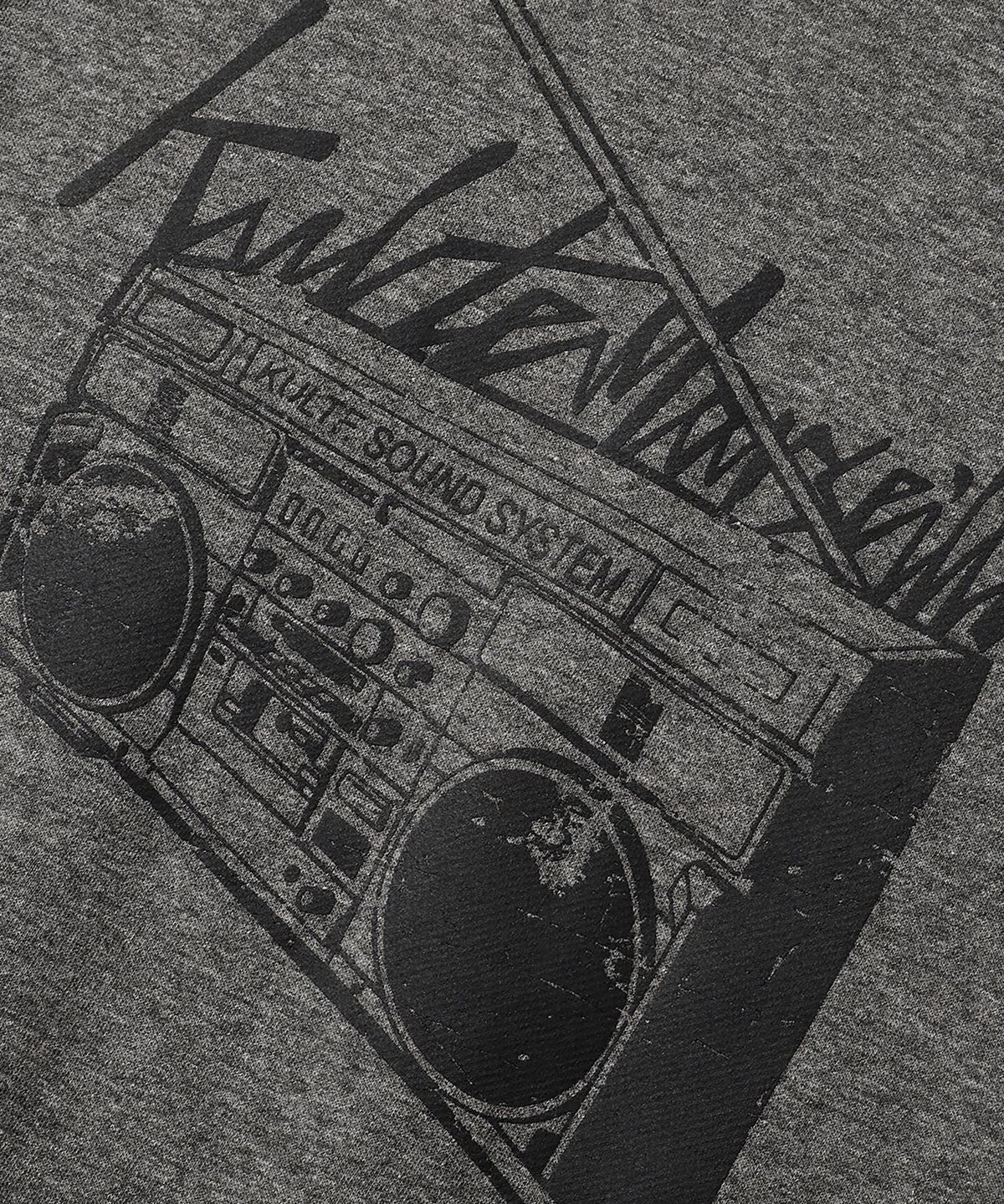 쿨트(KULTE) Retro radio crewneck C.M.grey