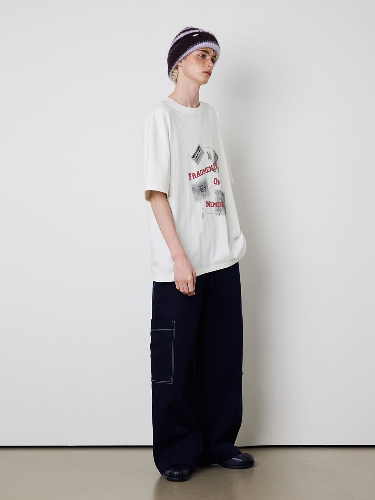 민더리(MEENDERI) [UNISEX]BIG POCKET JOGGER PANTS - NAVY