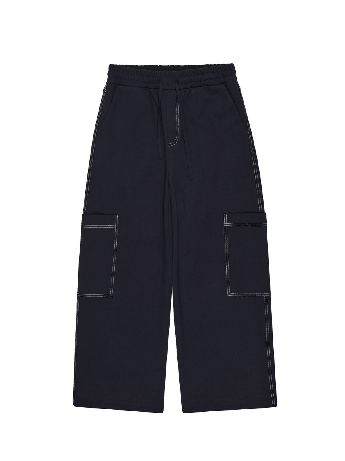 민더리(MEENDERI) [UNISEX]BIG POCKET JOGGER PANTS - NAVY