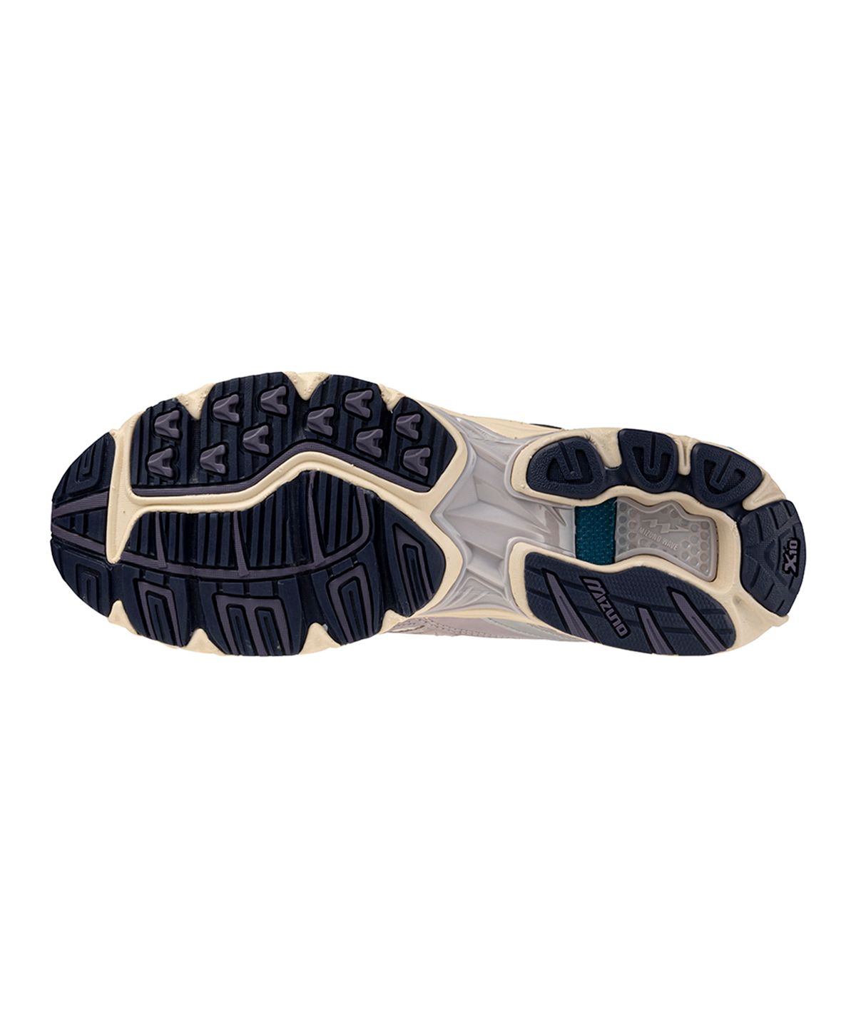 미즈노(MIZUNO) (공용) 웨이브 라이더 10 - 스노우 화이트:라일락 마블:그레이스톤 / D1GA243105