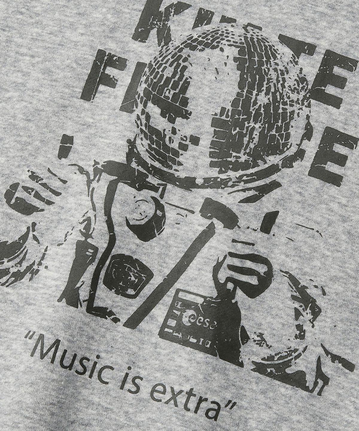 쿨트(KULTE) Music astronaut crewneck M.grey