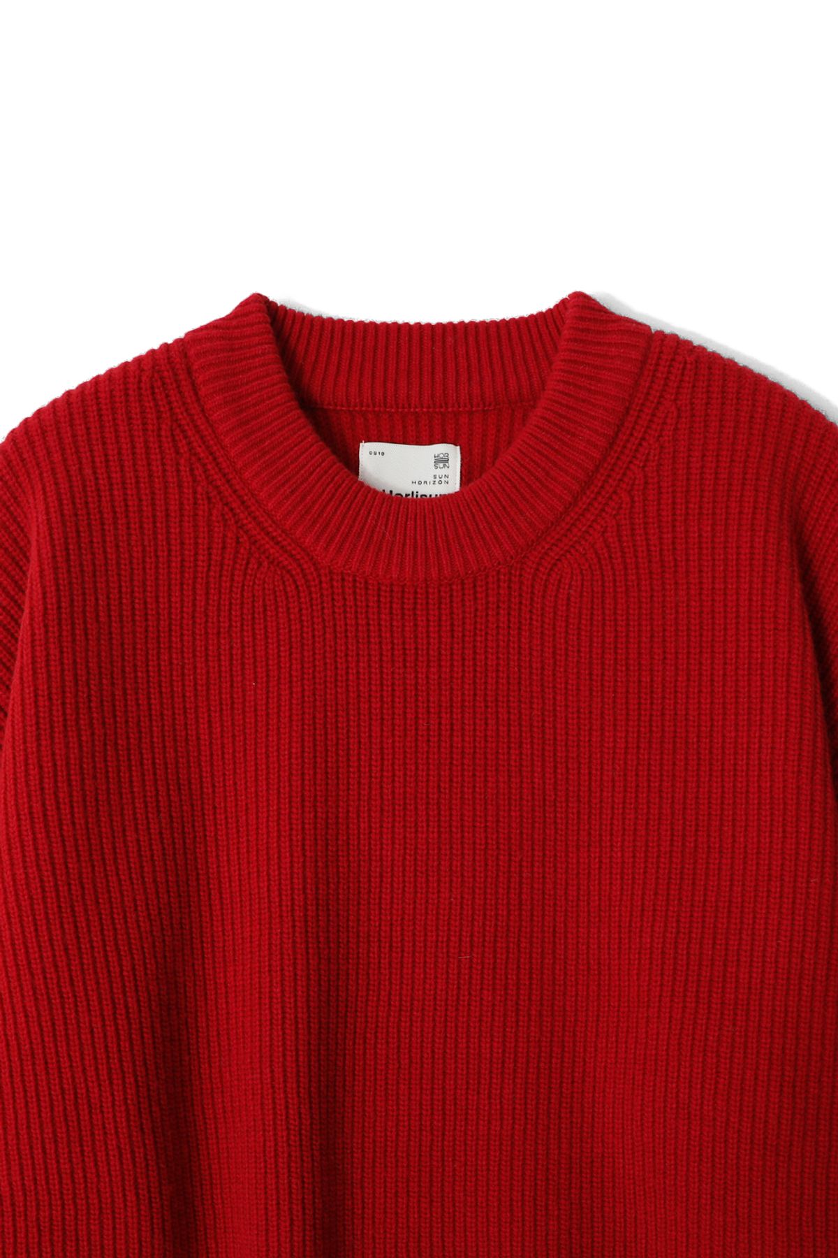 홀리선(HORLISUN) Northyork Crewneck Heavy Knit Urban Red
