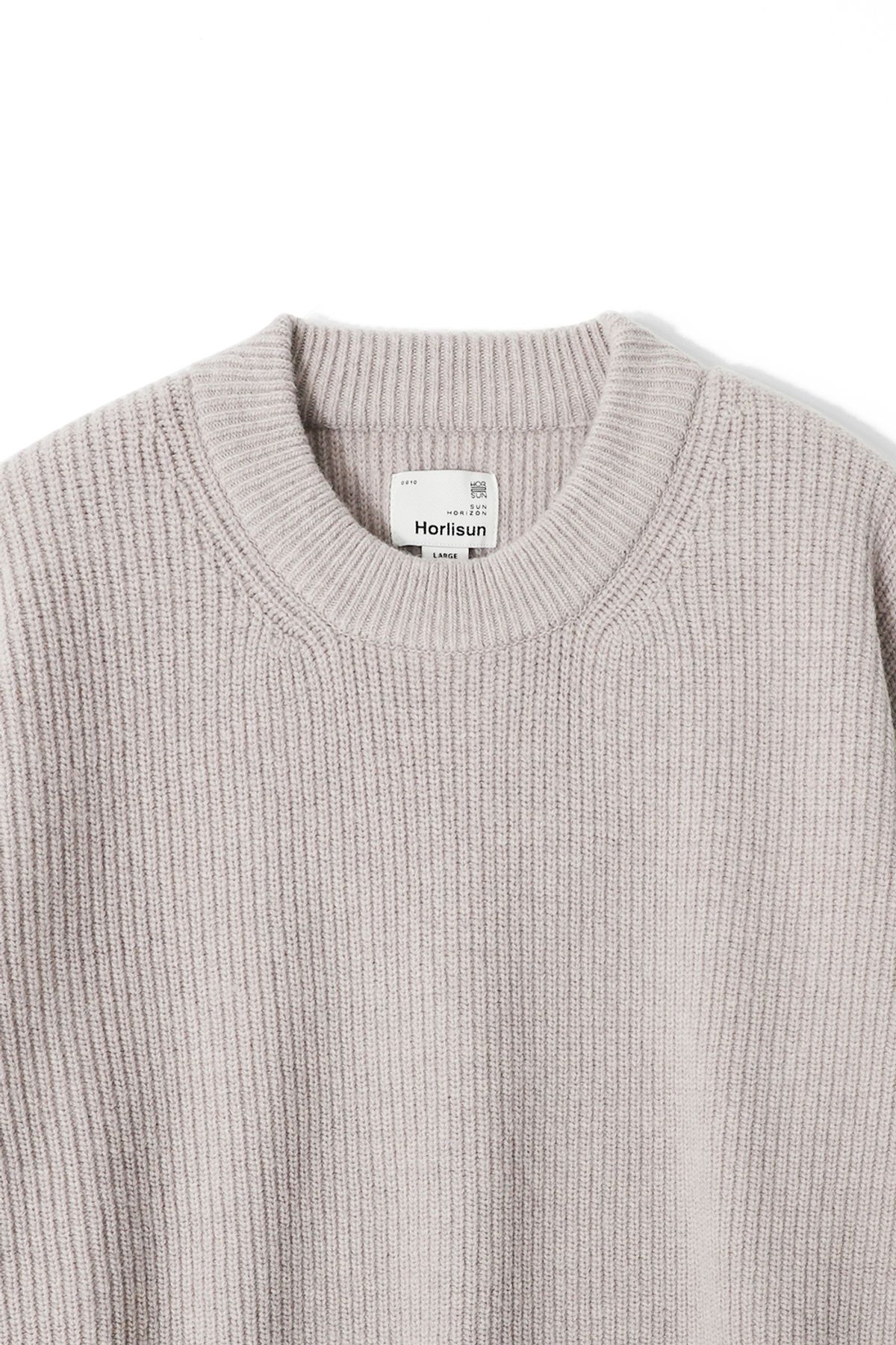 홀리선(HORLISUN) Northyork Crewneck Heavy Knit Ecru