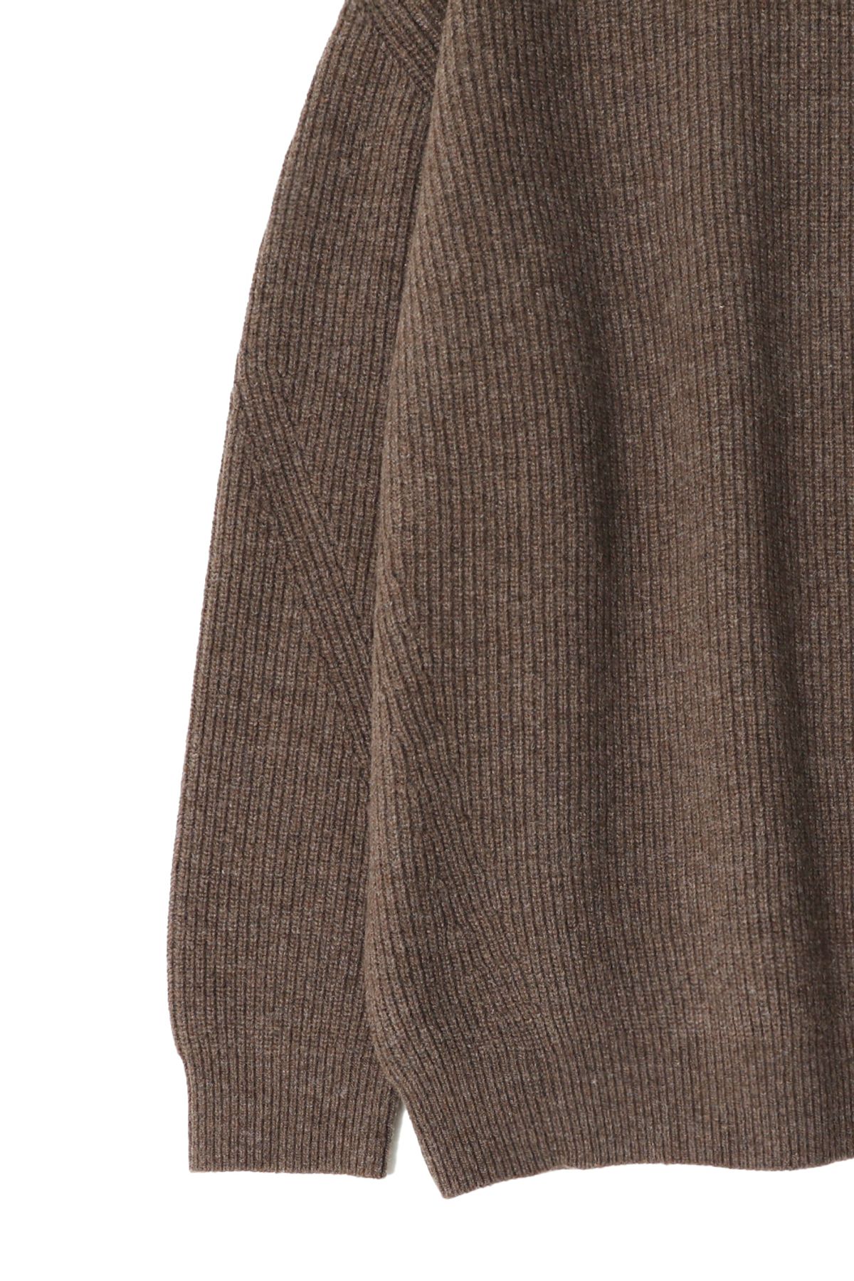 홀리선(HORLISUN) Northyork Crewneck Heavy Knit Melange Brown