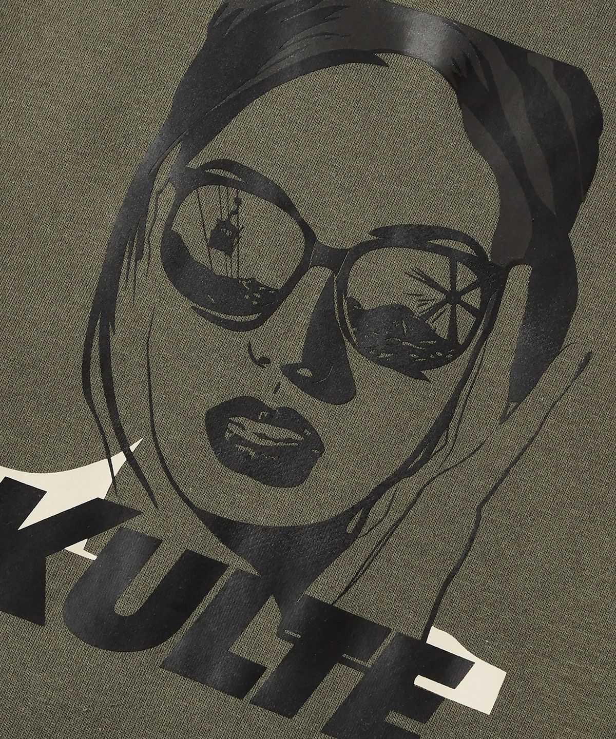 쿨트(KULTE) Sunglass girl crewneck Khaki