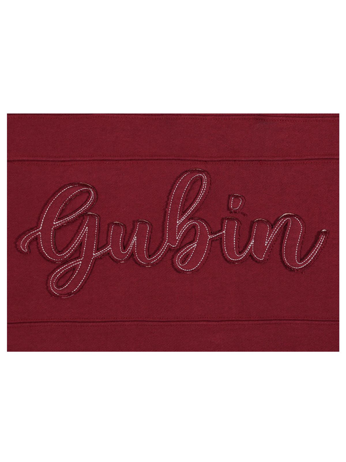 구빈(GUBIN) 아플리케 로고 하프집업 맨투맨