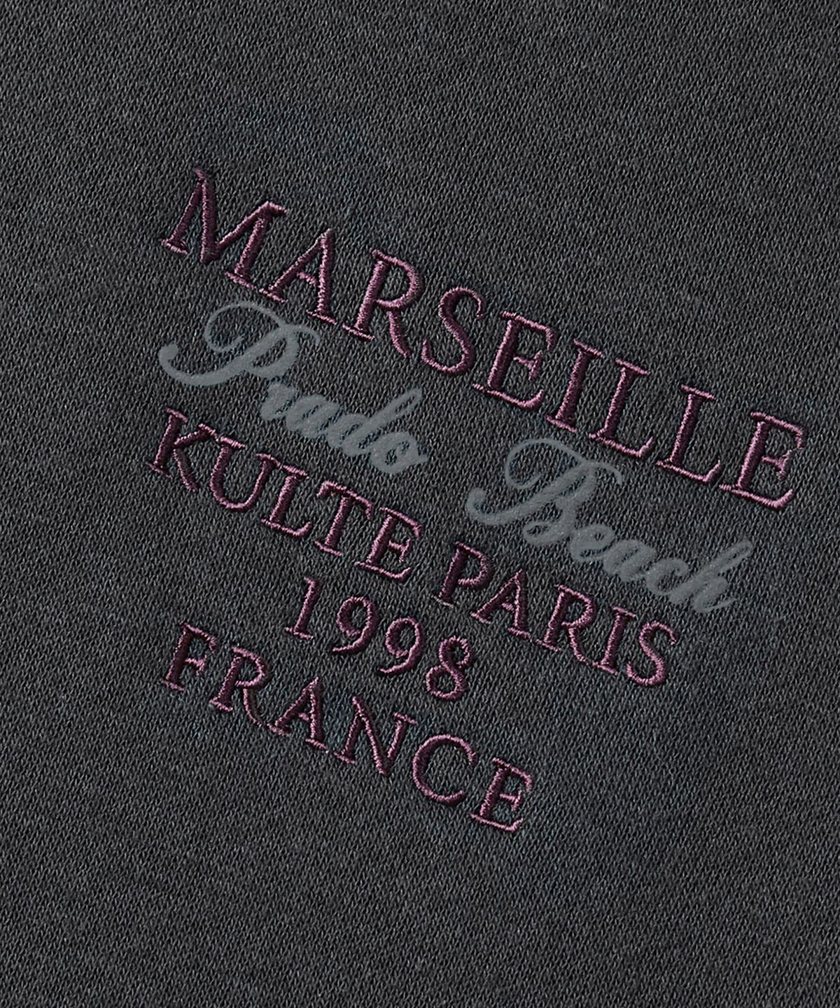 쿨트(KULTE) Small lettering crewneck Grey
